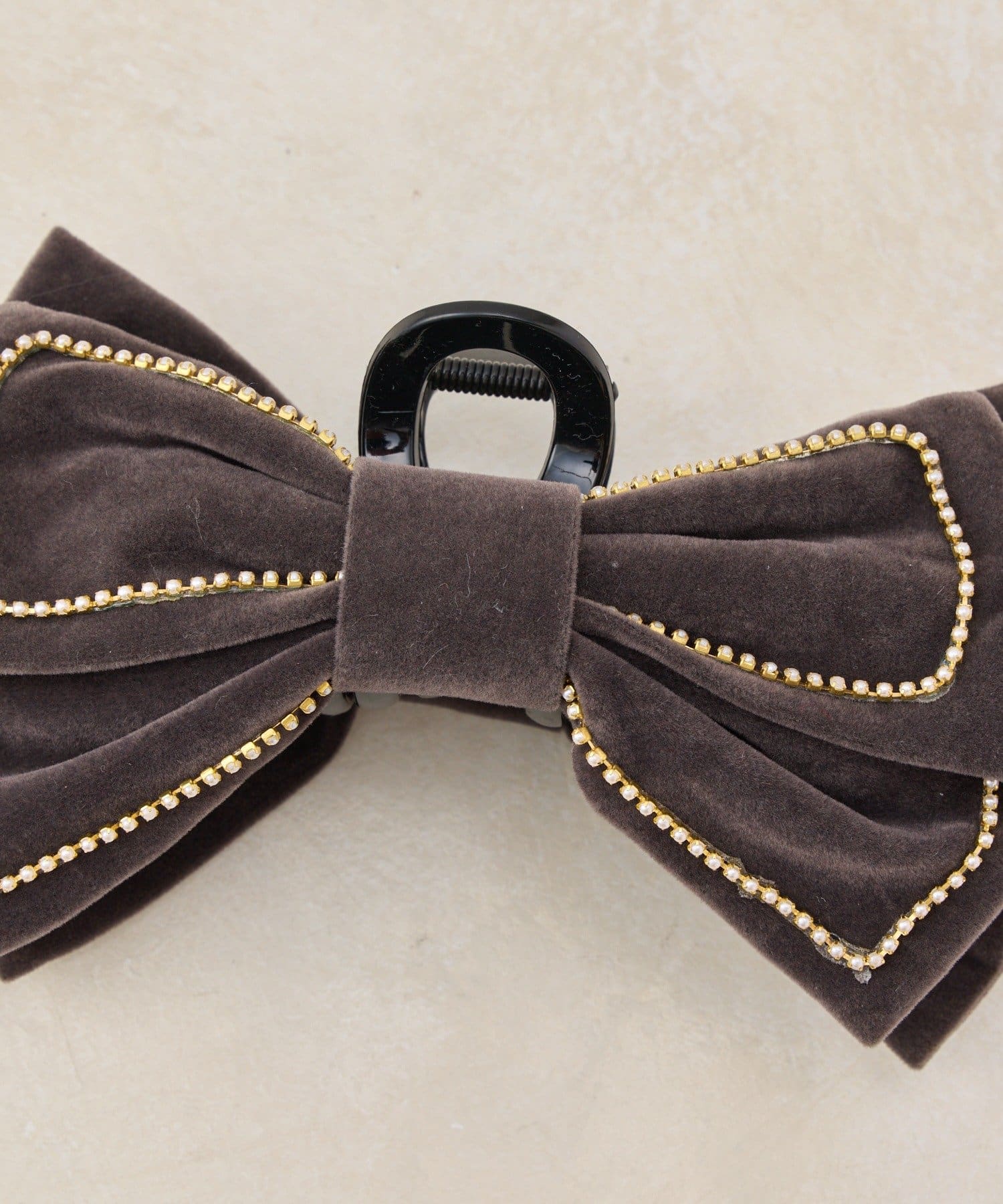 Lattice(ラティス) 【keeco企画】【WEB限定】ビッグベロアリボンクリップ