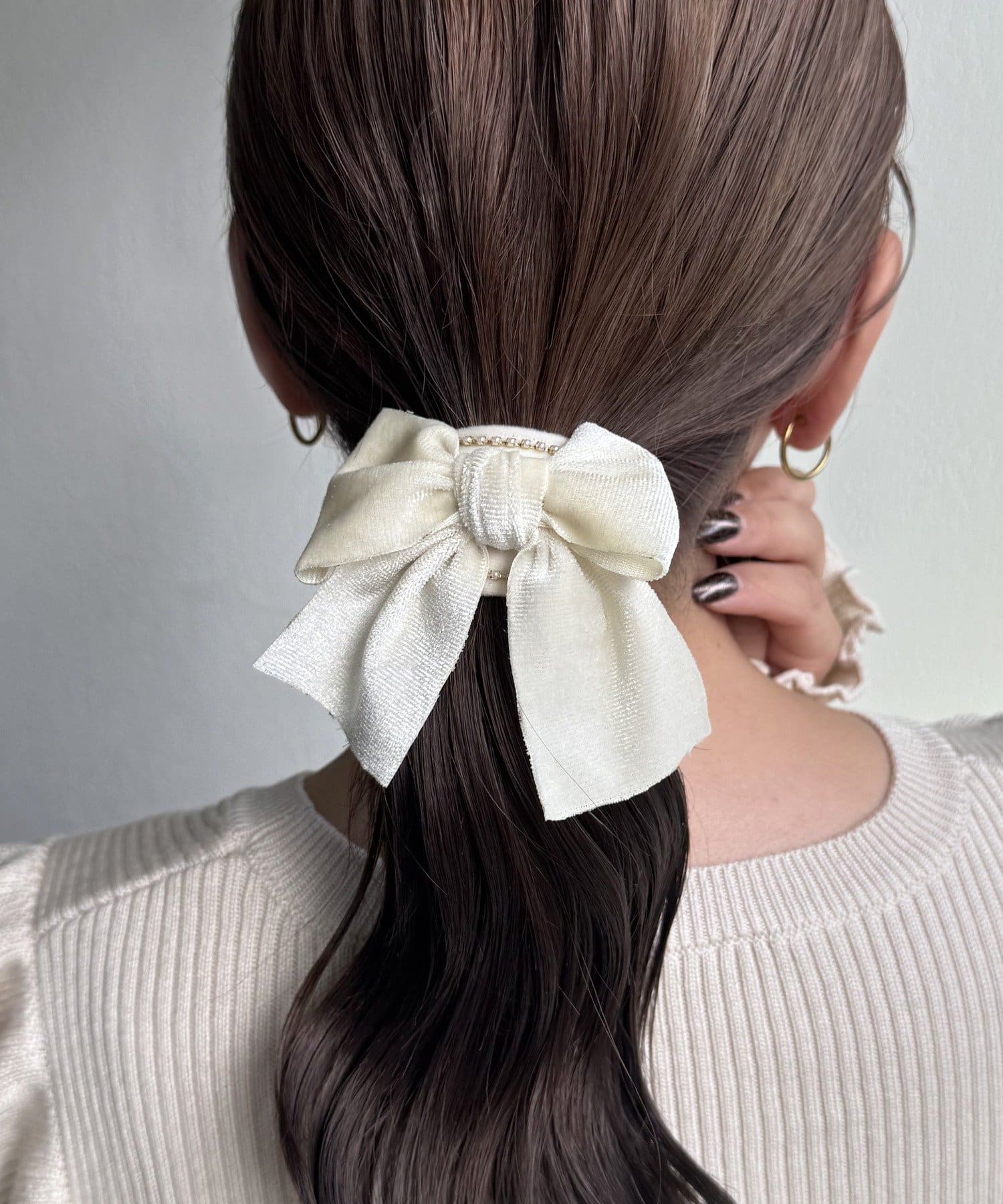 Lattice(ラティス) 【keeco企画】【WEB限定】ベロアリボンロールカフ