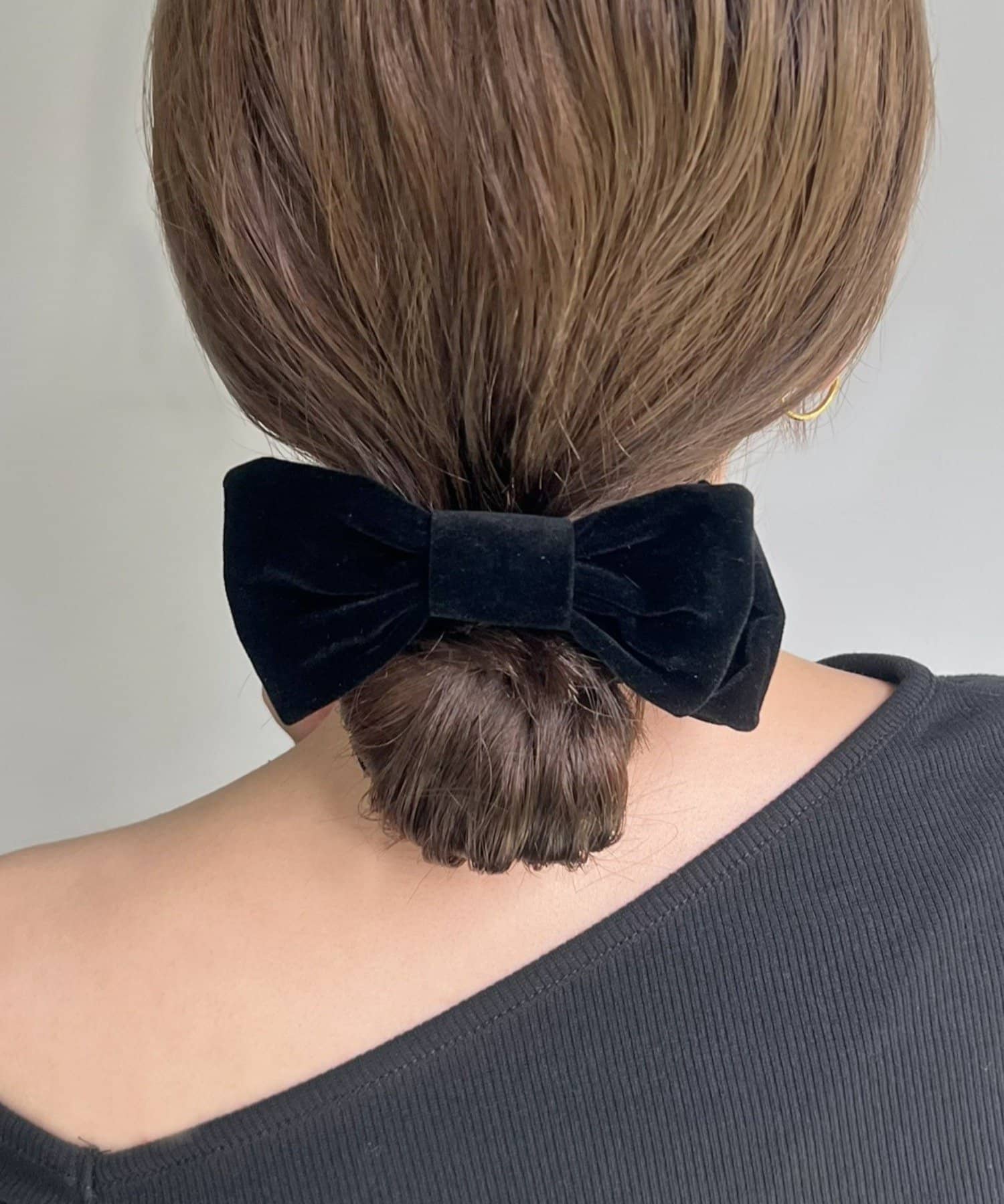 Lattice(ラティス) 【keeco企画】【WEB限定】ベロアリボンテールクリップ