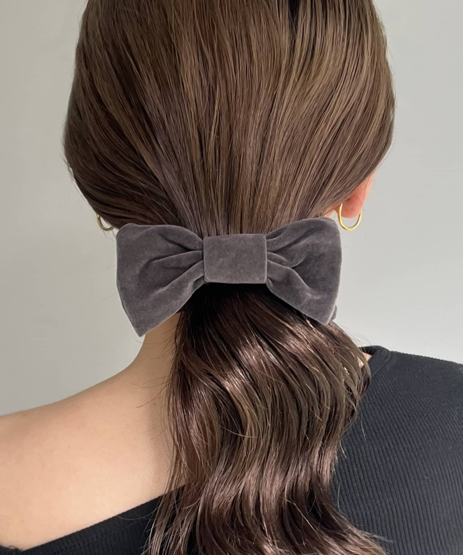 Lattice(ラティス) 【keeco企画】【WEB限定】ベロアリボンテールクリップ