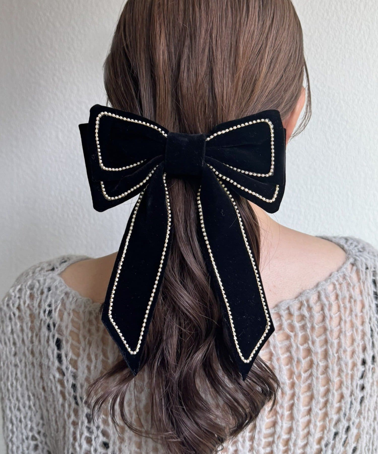 Lattice(ラティス) 【keeco企画】【WEB限定】ビッグベロアリボンバレッタ