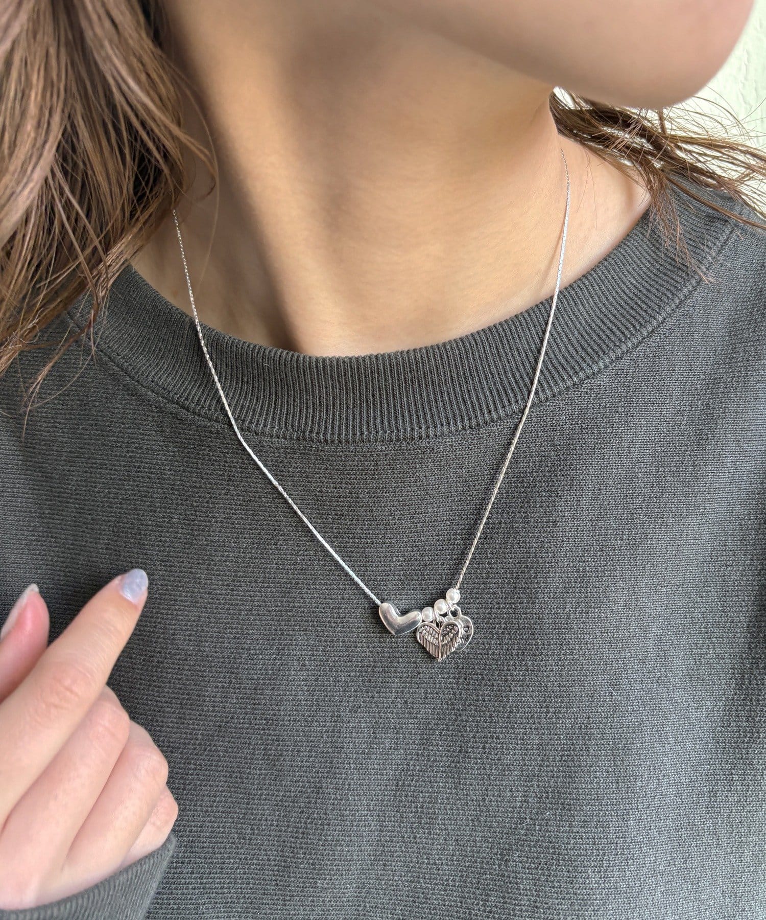 Lattice(ラティス) ハートロゴネックレス