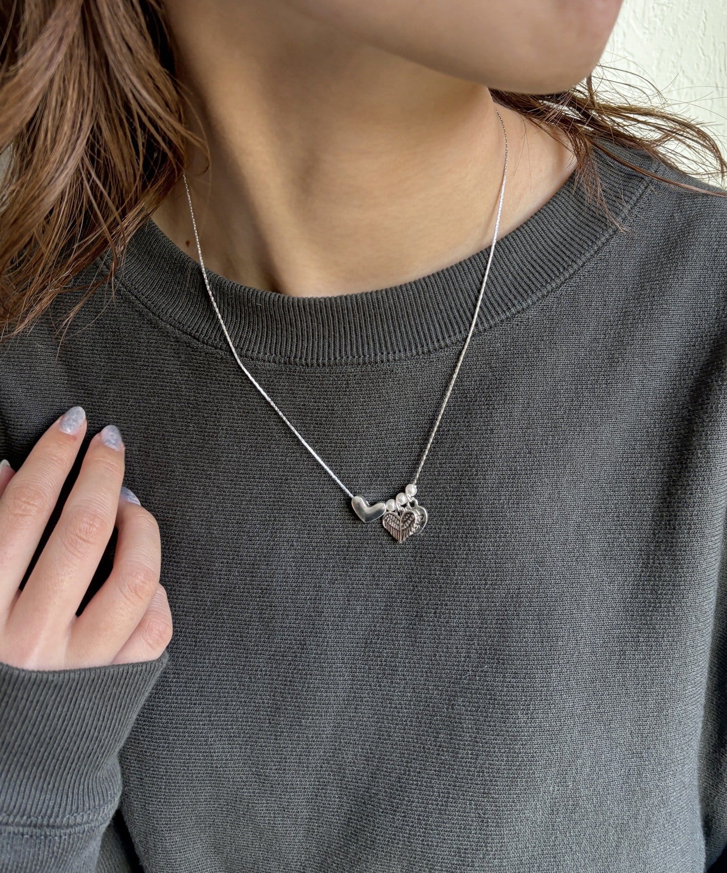 Lattice(ラティス) ハートロゴネックレス