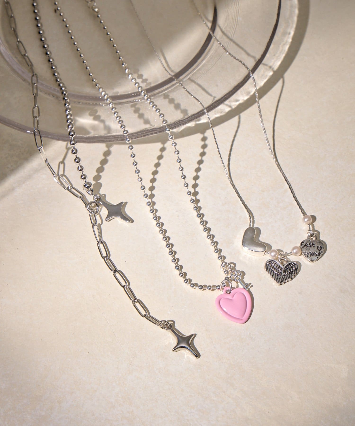 Lattice(ラティス) ハートロゴネックレス