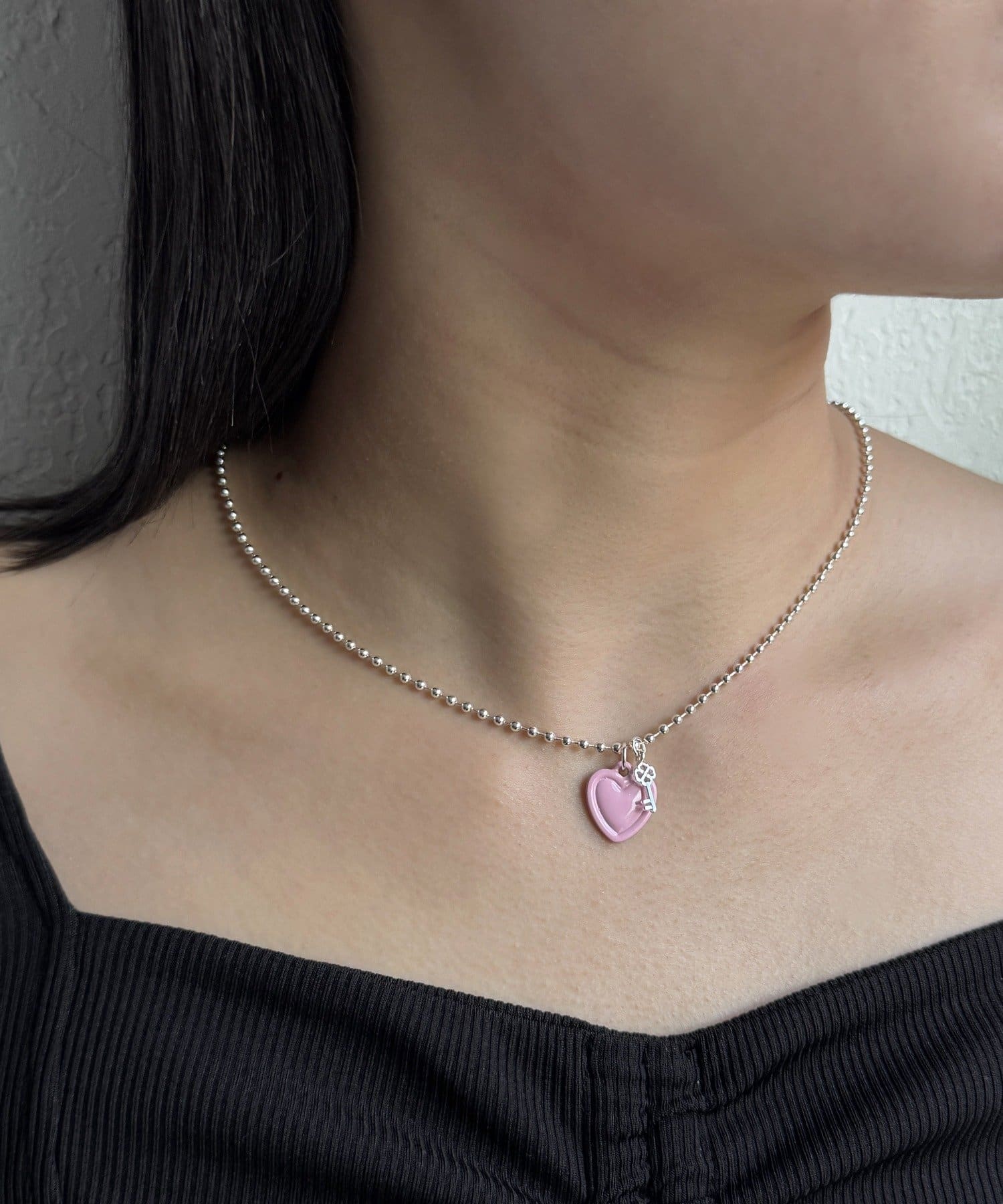 Lattice(ラティス) カラーハートネックレス