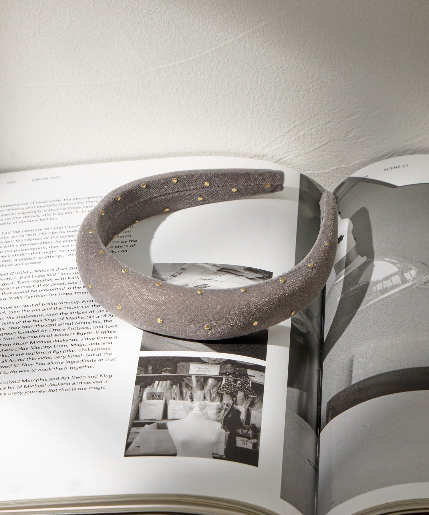 Lattice(ラティス) ストーンベロアカチューシャ