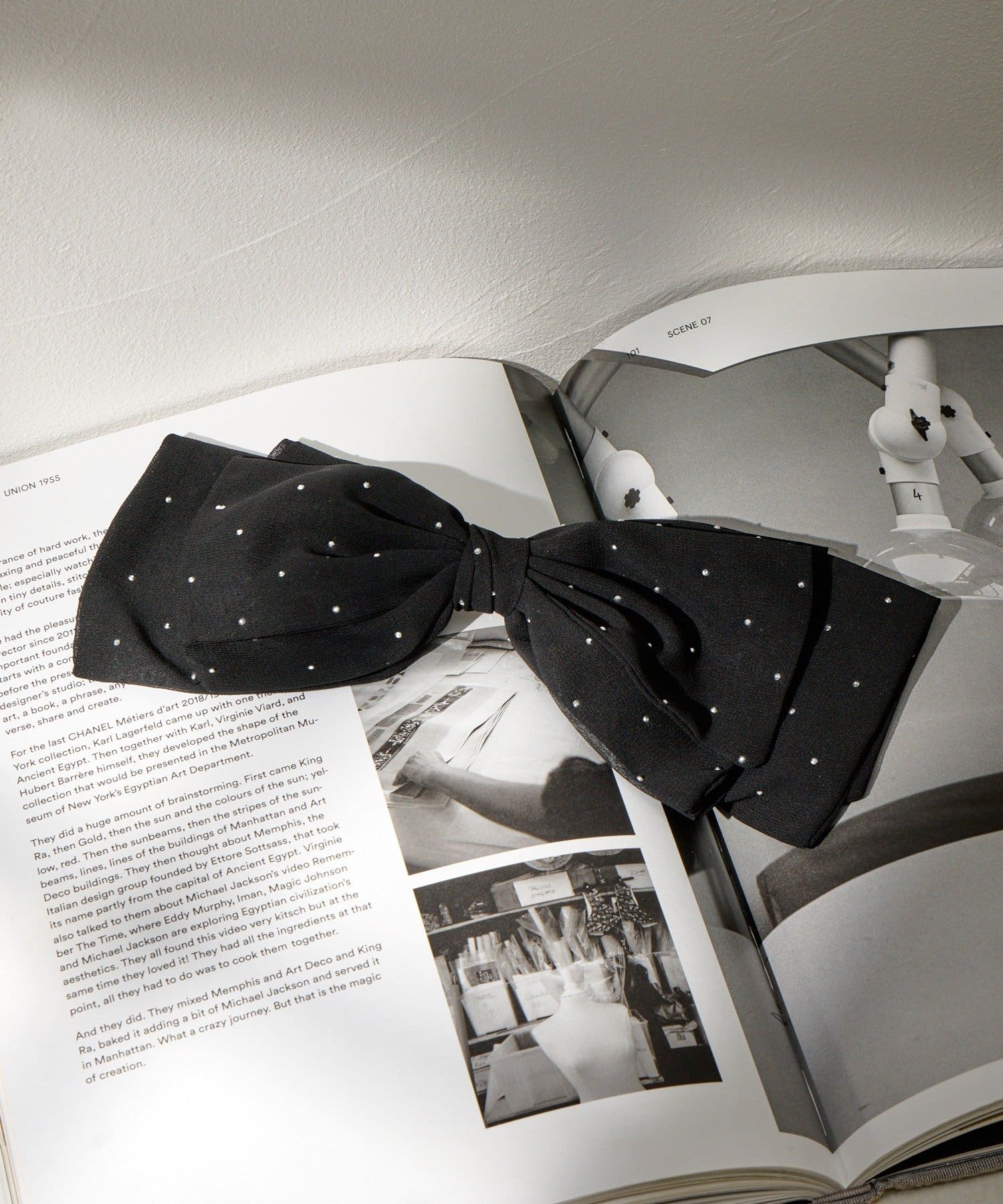 Lattice(ラティス) ストーンシアーリボンバレッタ