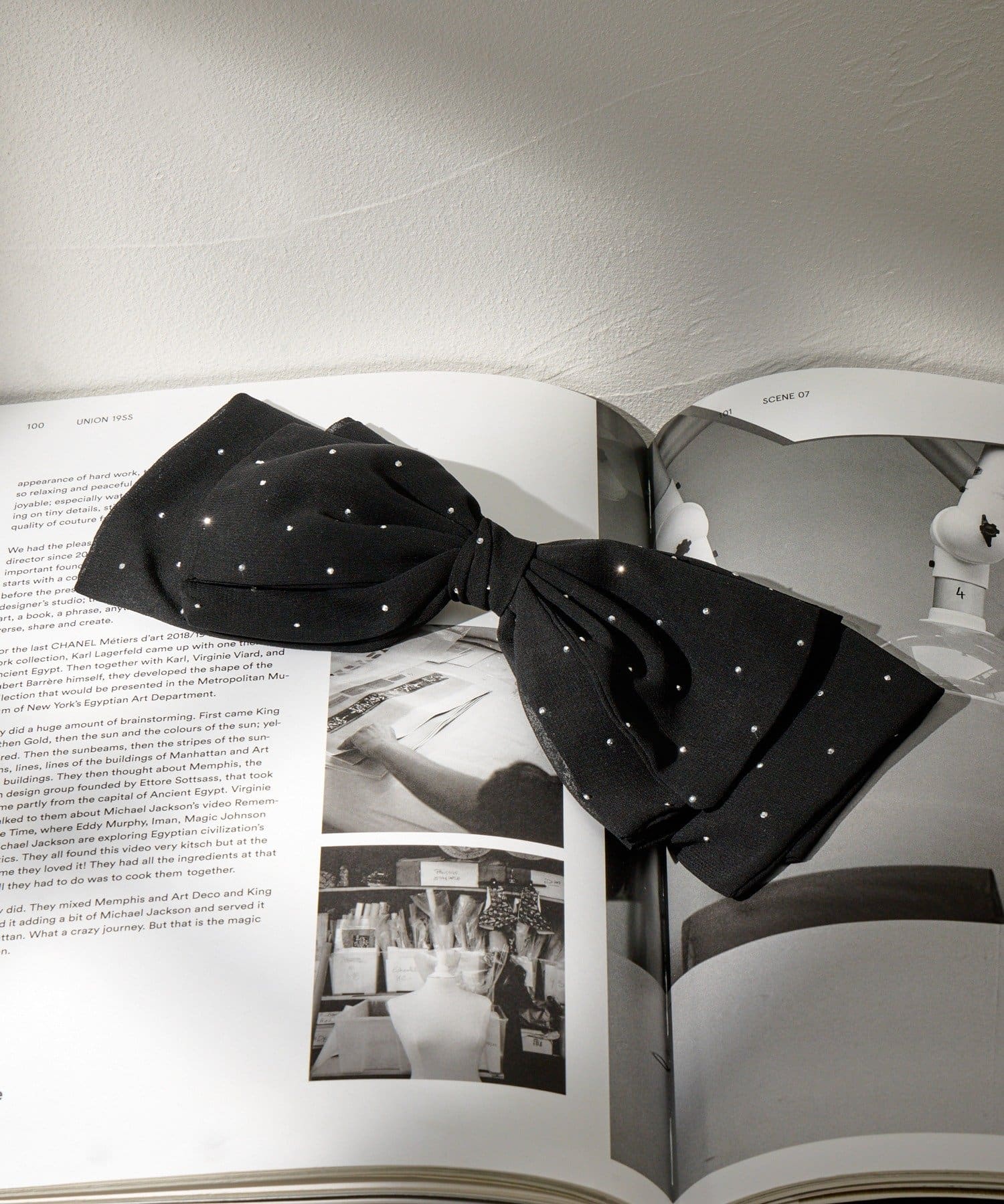 Lattice(ラティス) ストーンシアーリボンバレッタ