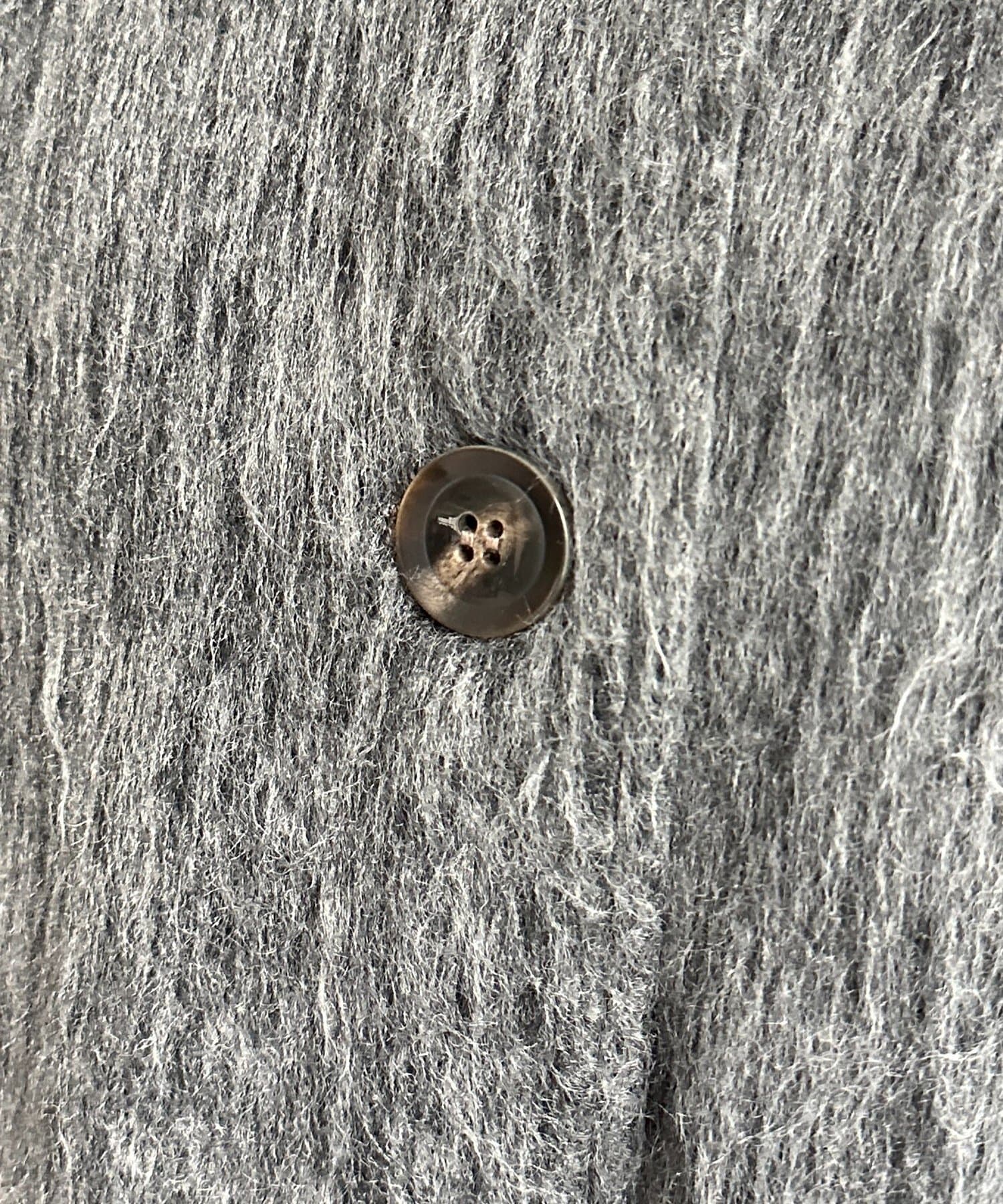 Thevon.(ゼヴォン) ステンカラーシャギーミドルコート