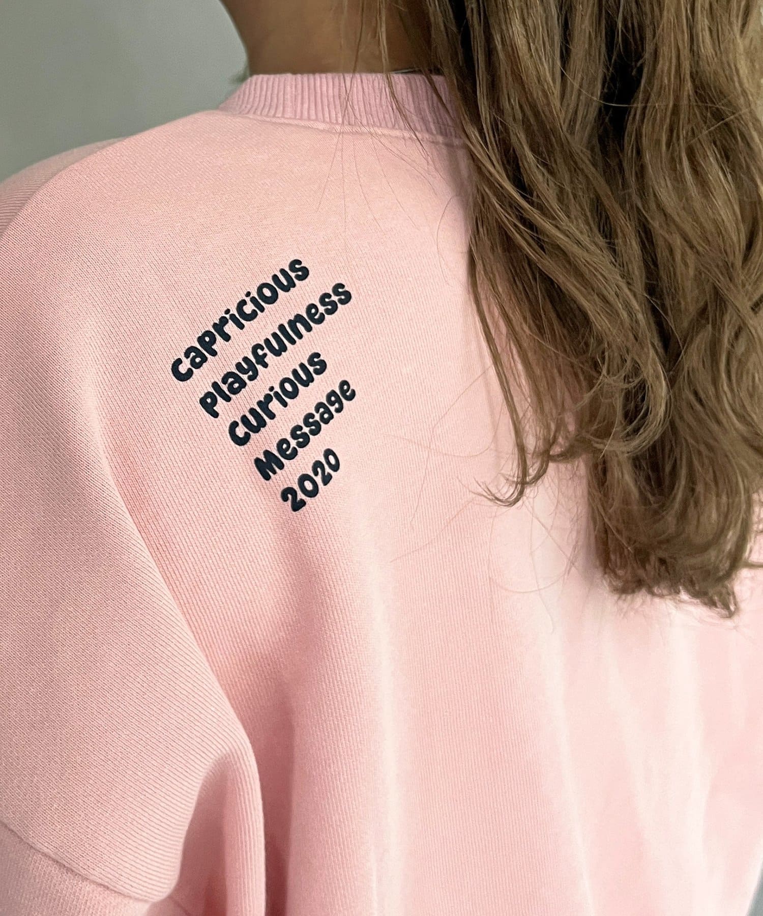 CPCM(シーピーシーエム) CPCMロゴ刺繍裏毛プルオーバー