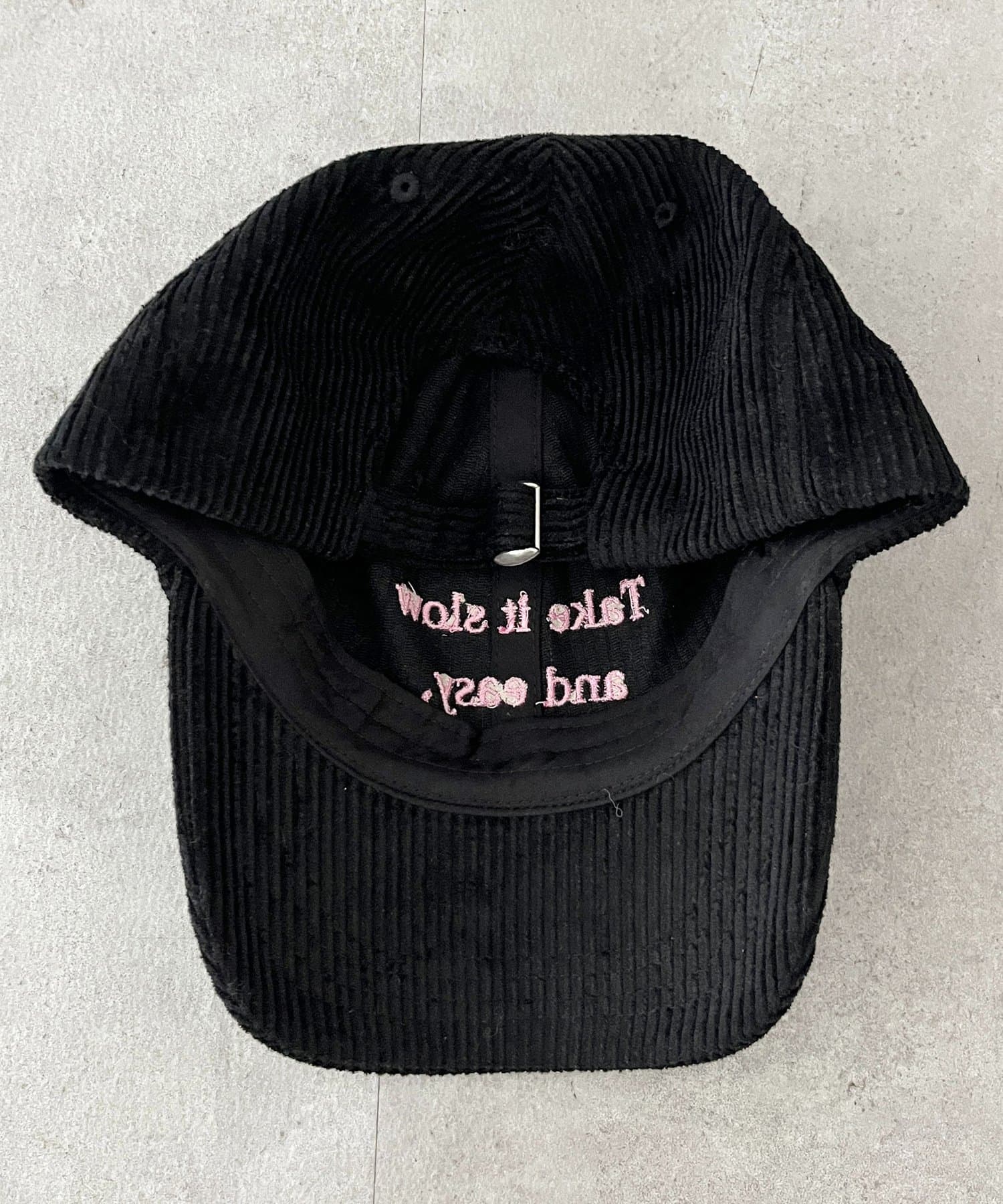 CPCM(シーピーシーエム) コーデュロイロゴキャップ