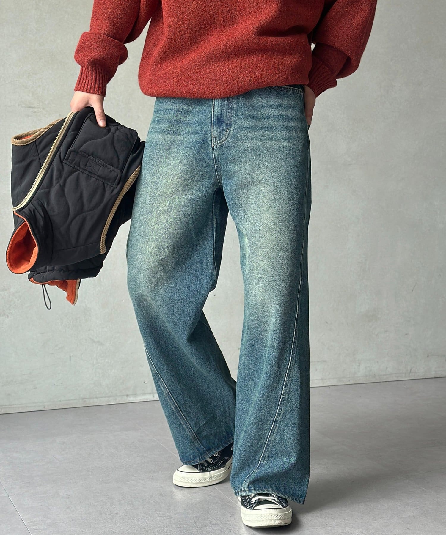 CPCM(シーピーシーエム) 立体裁断セミフレアデニム