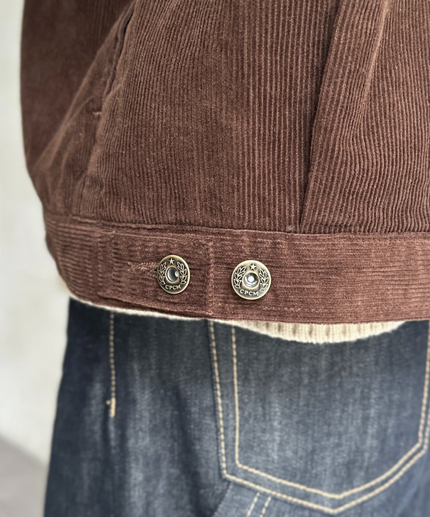 CPCM(シーピーシーエム) 裏キルトコーデュロイトラッカージャケット