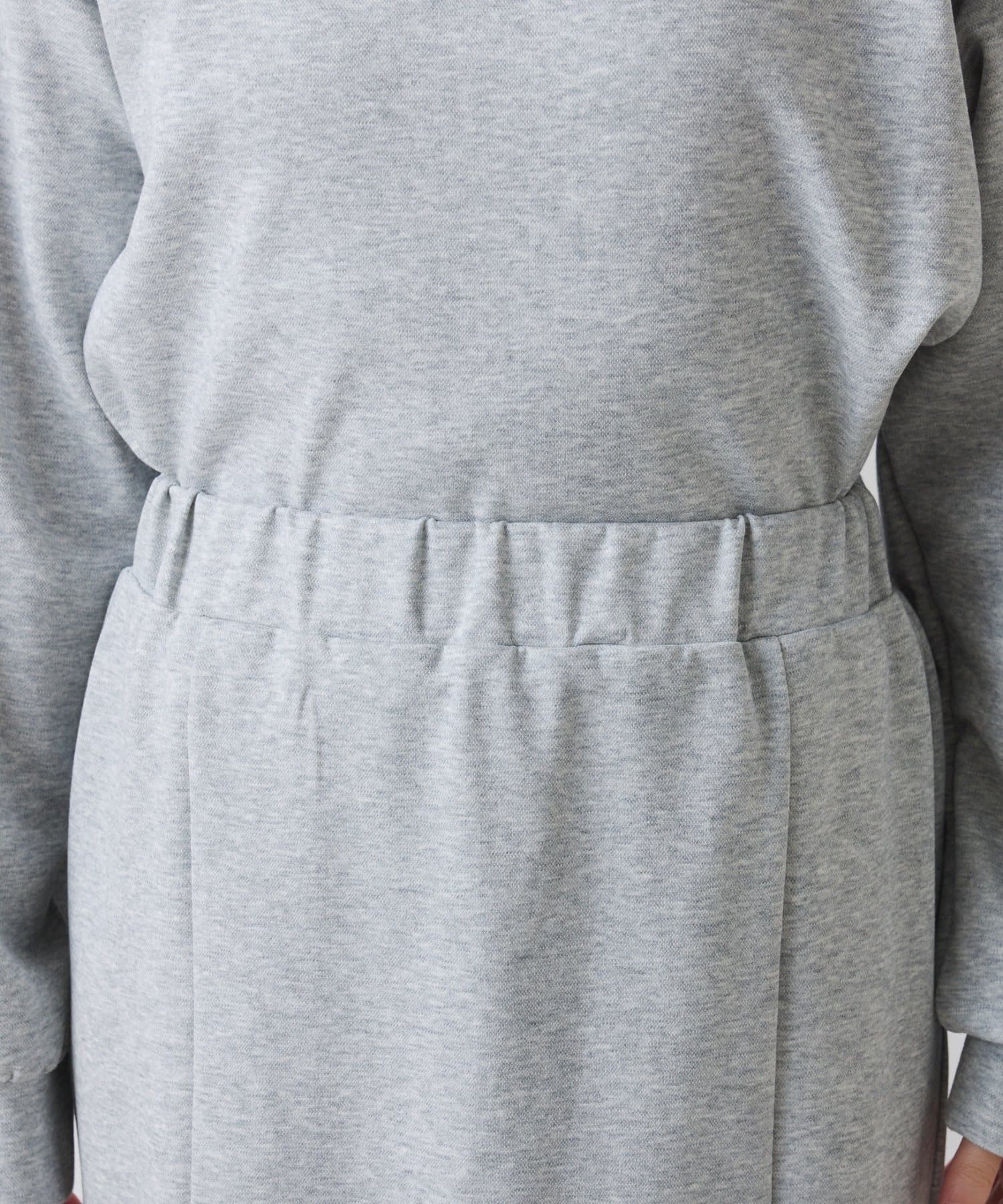 COLLAGE GALLARDAGALANTE(コラージュ ガリャルダガランテ) 【楽チン/着回し自在◎】アシメハーフジップセットアップ