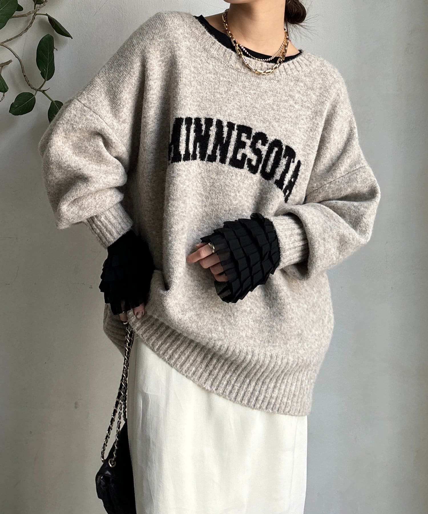 DOUDOU(ドゥドゥ) 袖フリルトップス