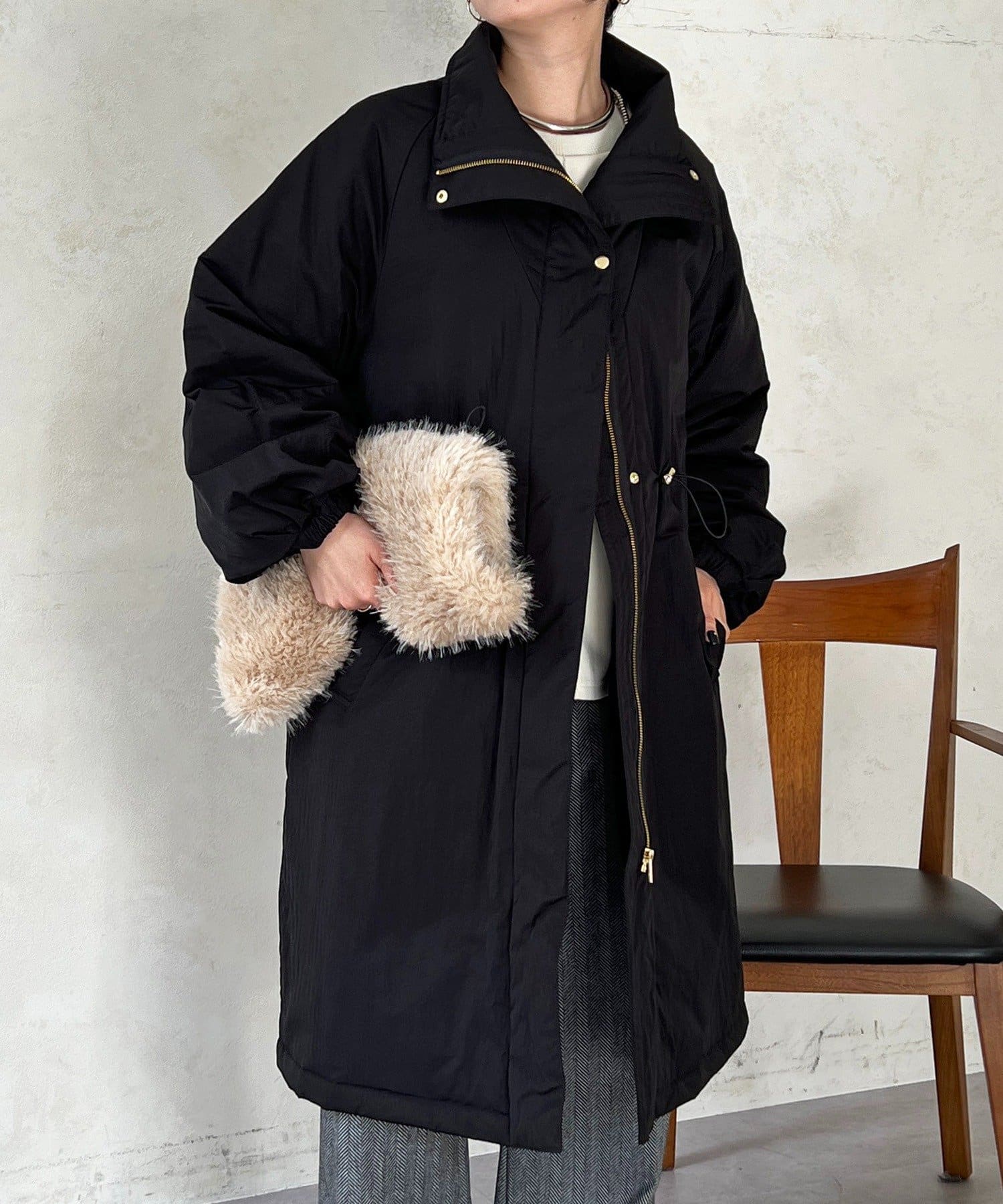 Croisiere(クロジエール) ウエストドロストロングコート