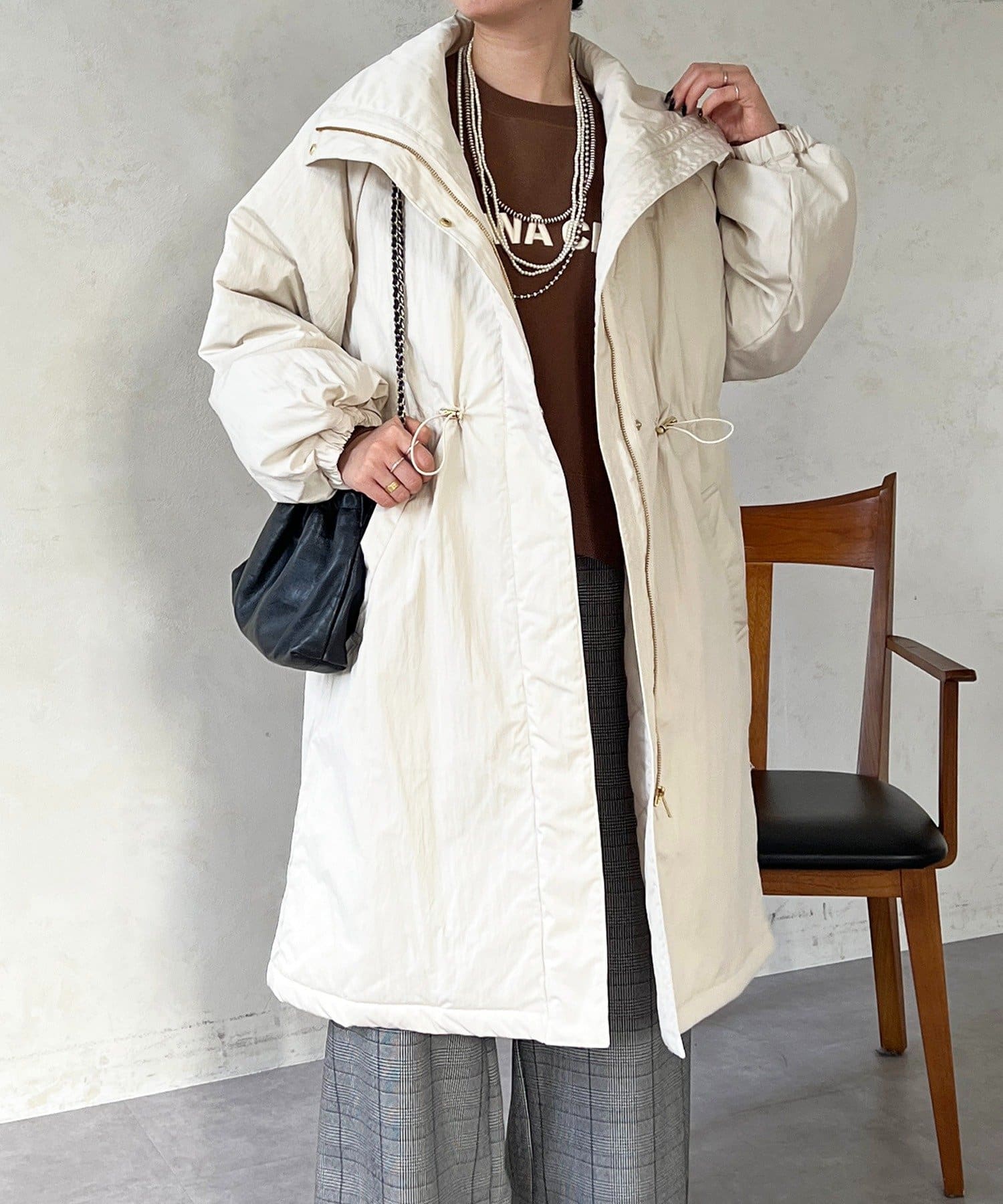 Croisiere(クロジエール) ウエストドロストロングコート