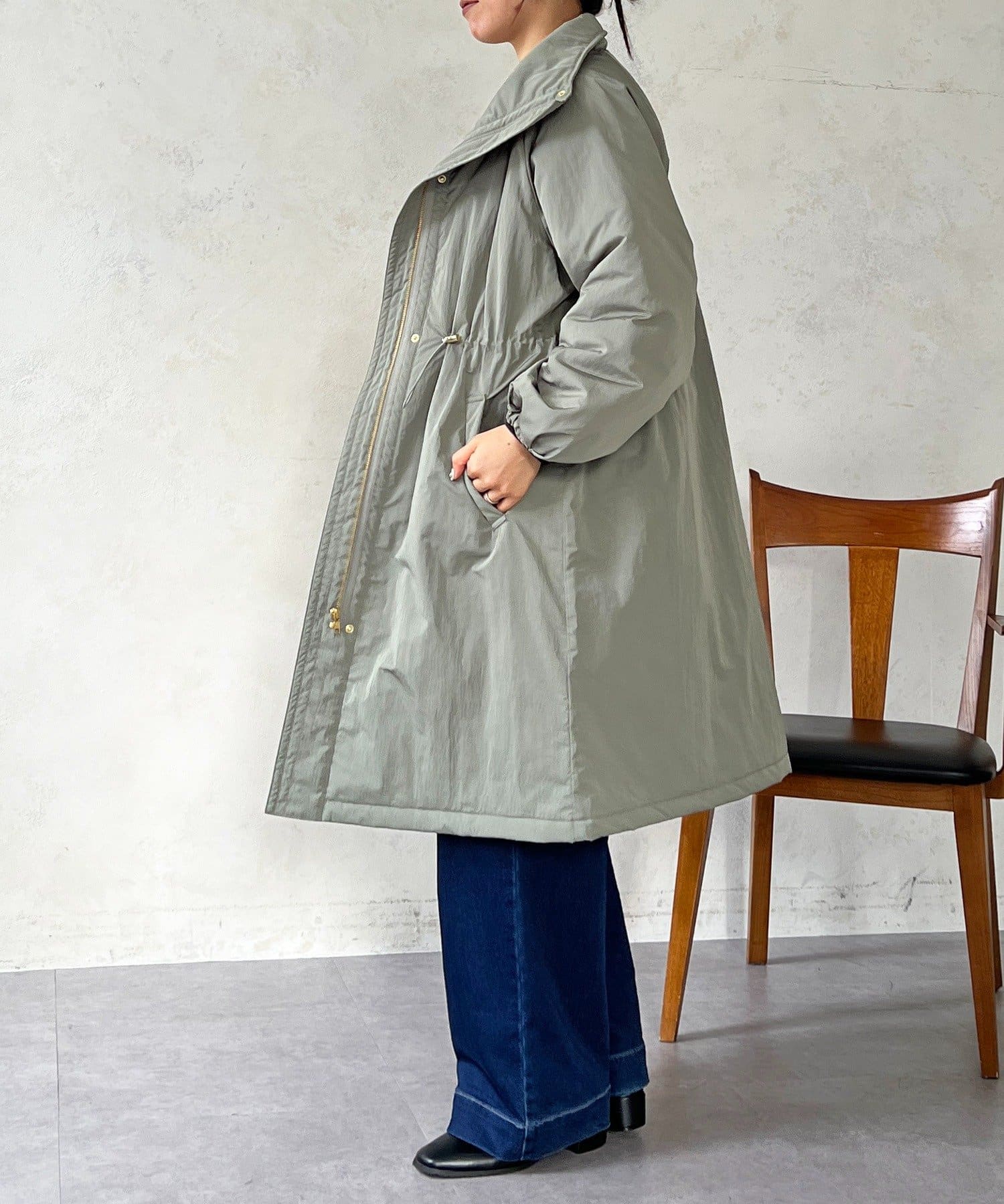 Croisiere(クロジエール) ウエストドロストロングコート