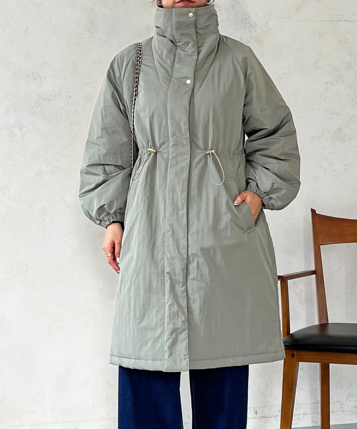 Croisiere(クロジエール) ウエストドロストロングコート