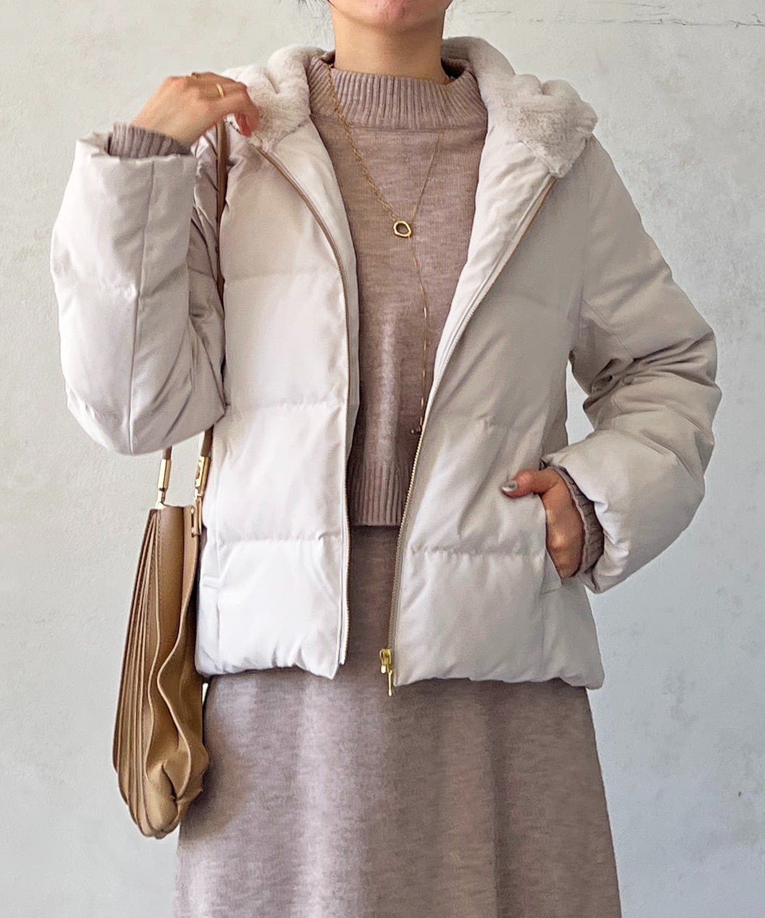 Croisiere(クロジエール) ファーフードコンパクトダウン