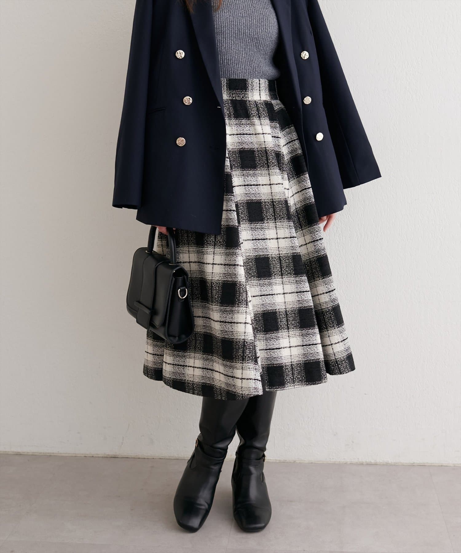 natural couture(ナチュラルクチュール) 選べる丈フレアスカート