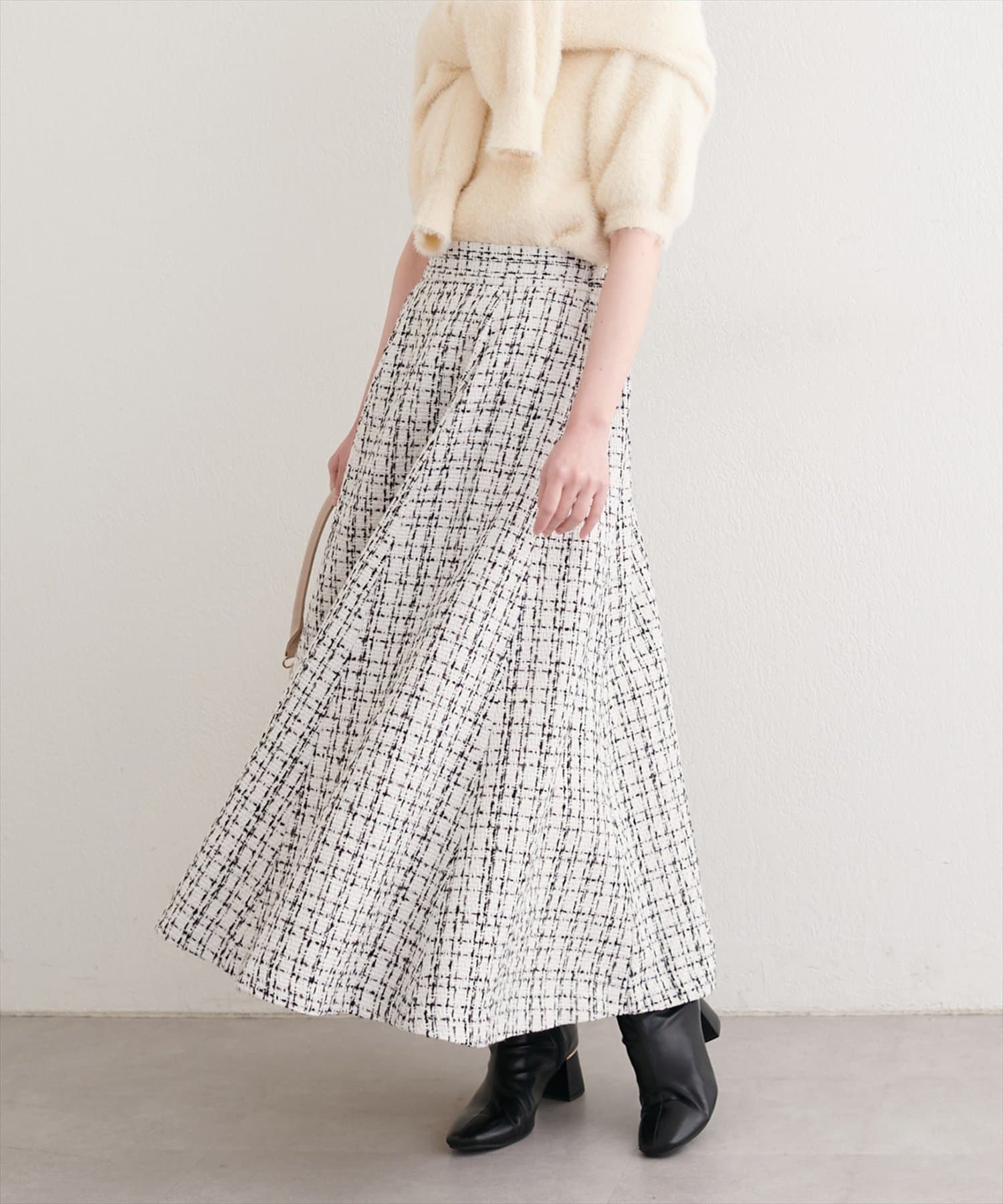 natural couture(ナチュラルクチュール) 選べる丈フレアスカート