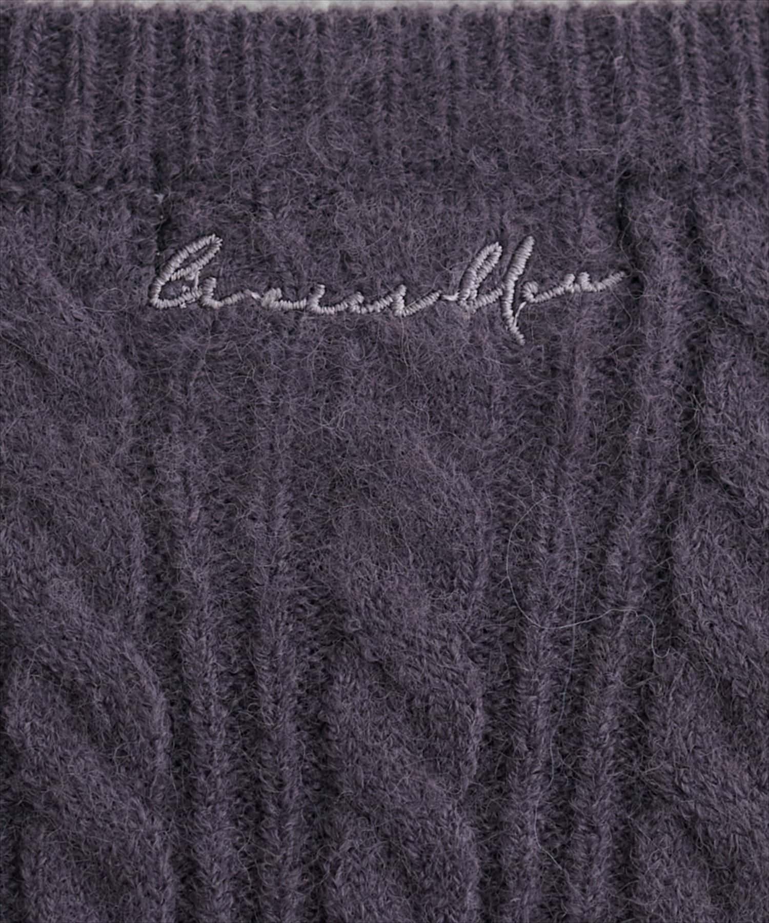 natural couture(ナチュラルクチュール) ふわもちケーブルニットプルオーバー