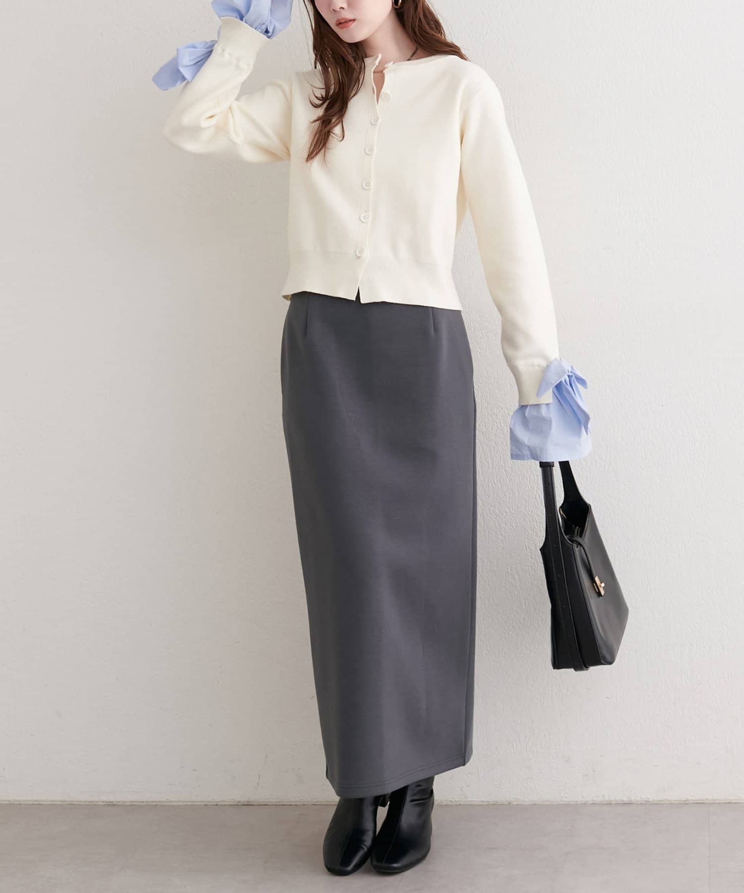 natural couture(ナチュラルクチュール) ダンボールタイトスカート