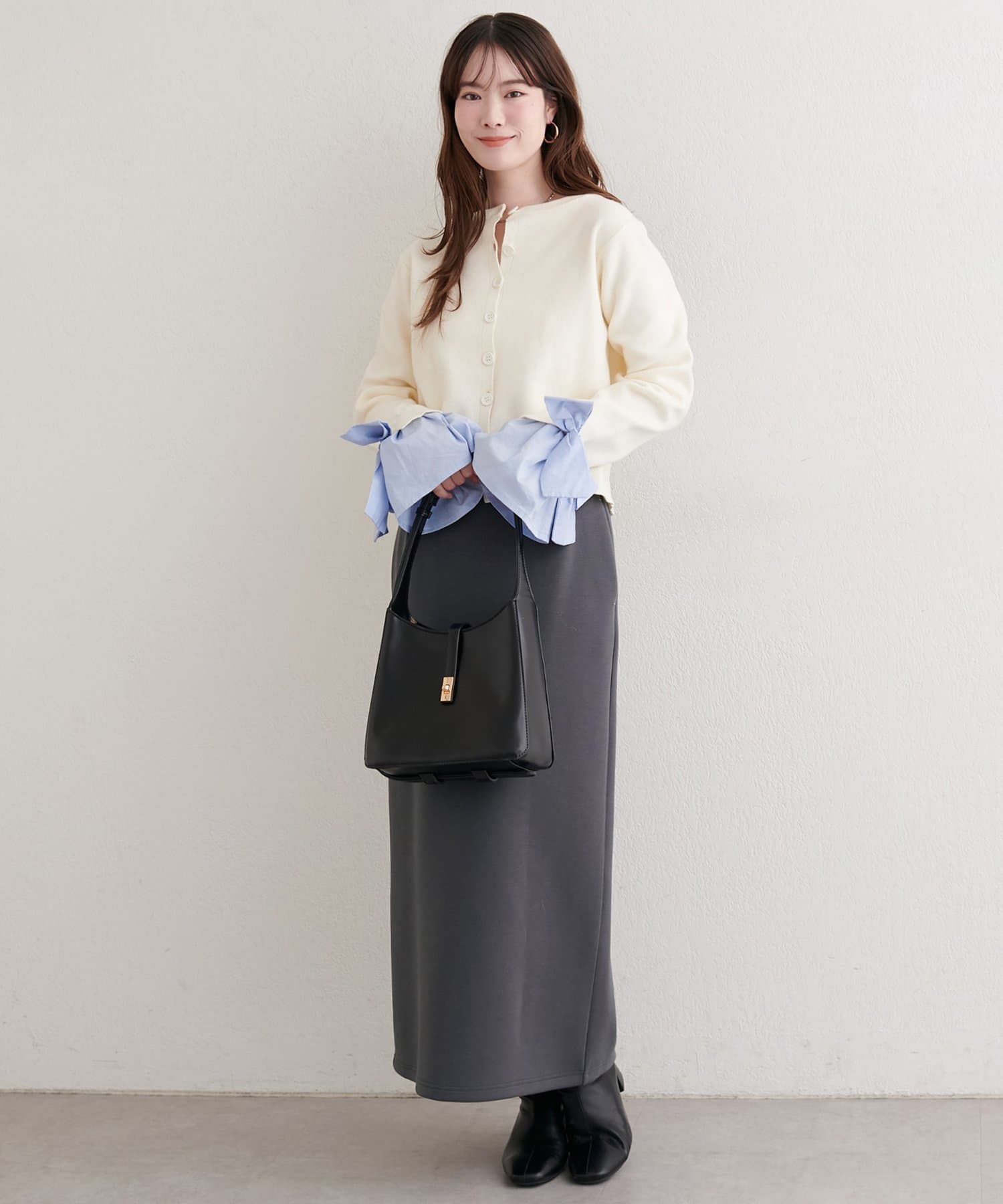 natural couture(ナチュラルクチュール) ダンボールタイトスカート