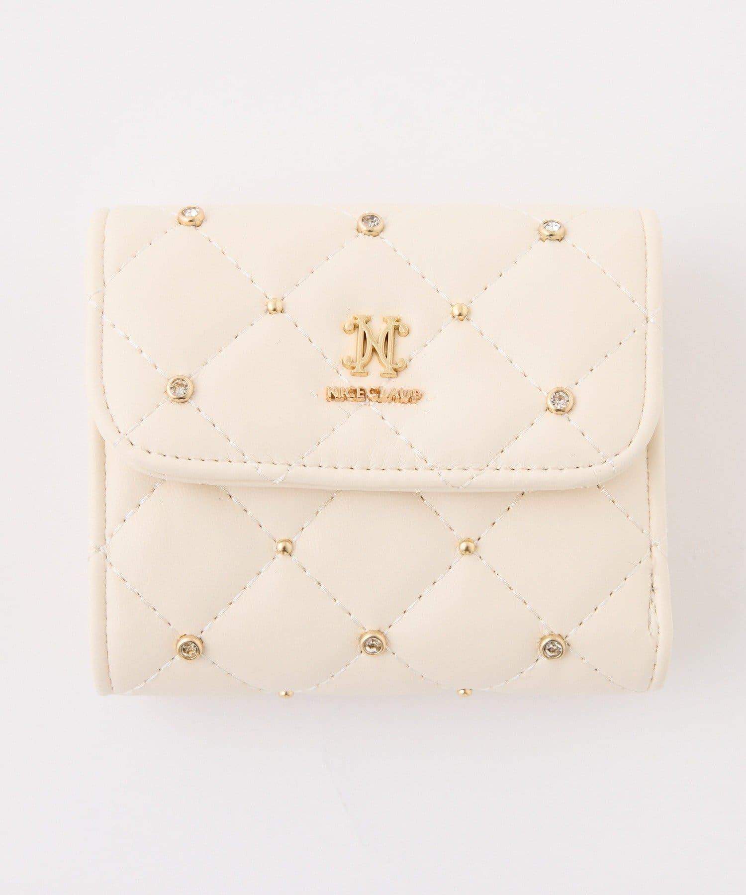 one after another NICE CLAUP(ワンアフターアナザー ナイスクラップ) 【HolidayCollection】ビジュースタッズウォレット