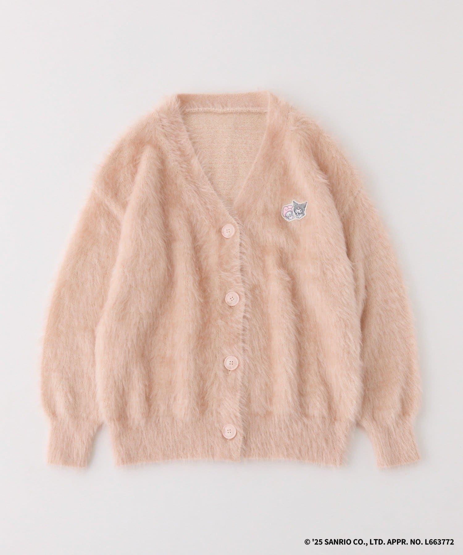 one after another NICE CLAUP(ワンアフターアナザー ナイスクラップ) 【マイメロディ／クロミコラボ】フェザーカーディガン