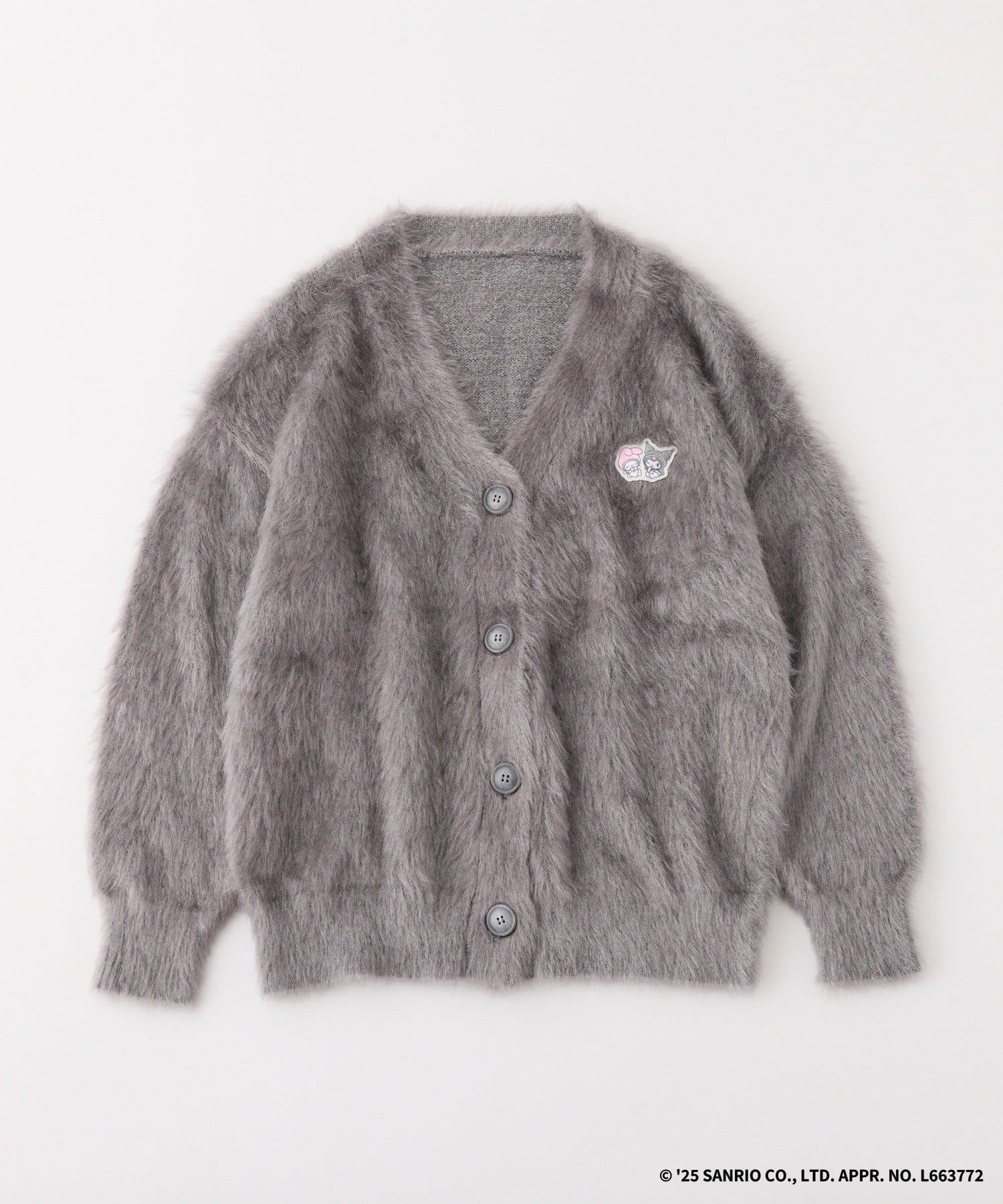 one after another NICE CLAUP(ワンアフターアナザー ナイスクラップ) 【マイメロディ／クロミコラボ】フェザーカーディガン