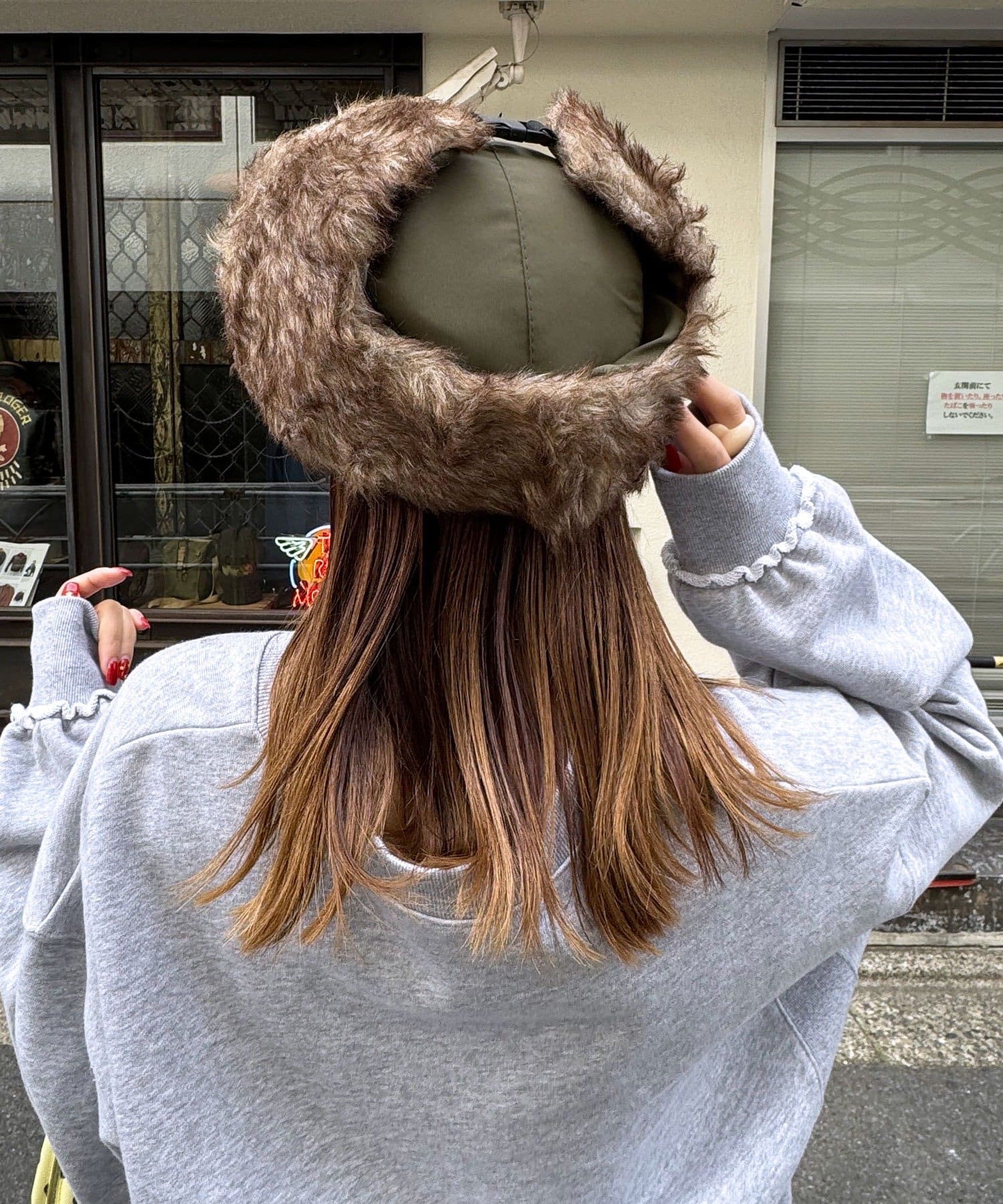 CIAOPANIC(チャオパニック) フライトファーキャップ