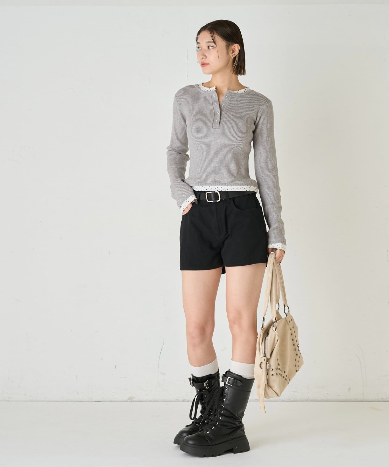 WHO’S WHO gallery(フーズフーギャラリー) 【WEB限定カラーあり】LAYERED HENLEY KINT