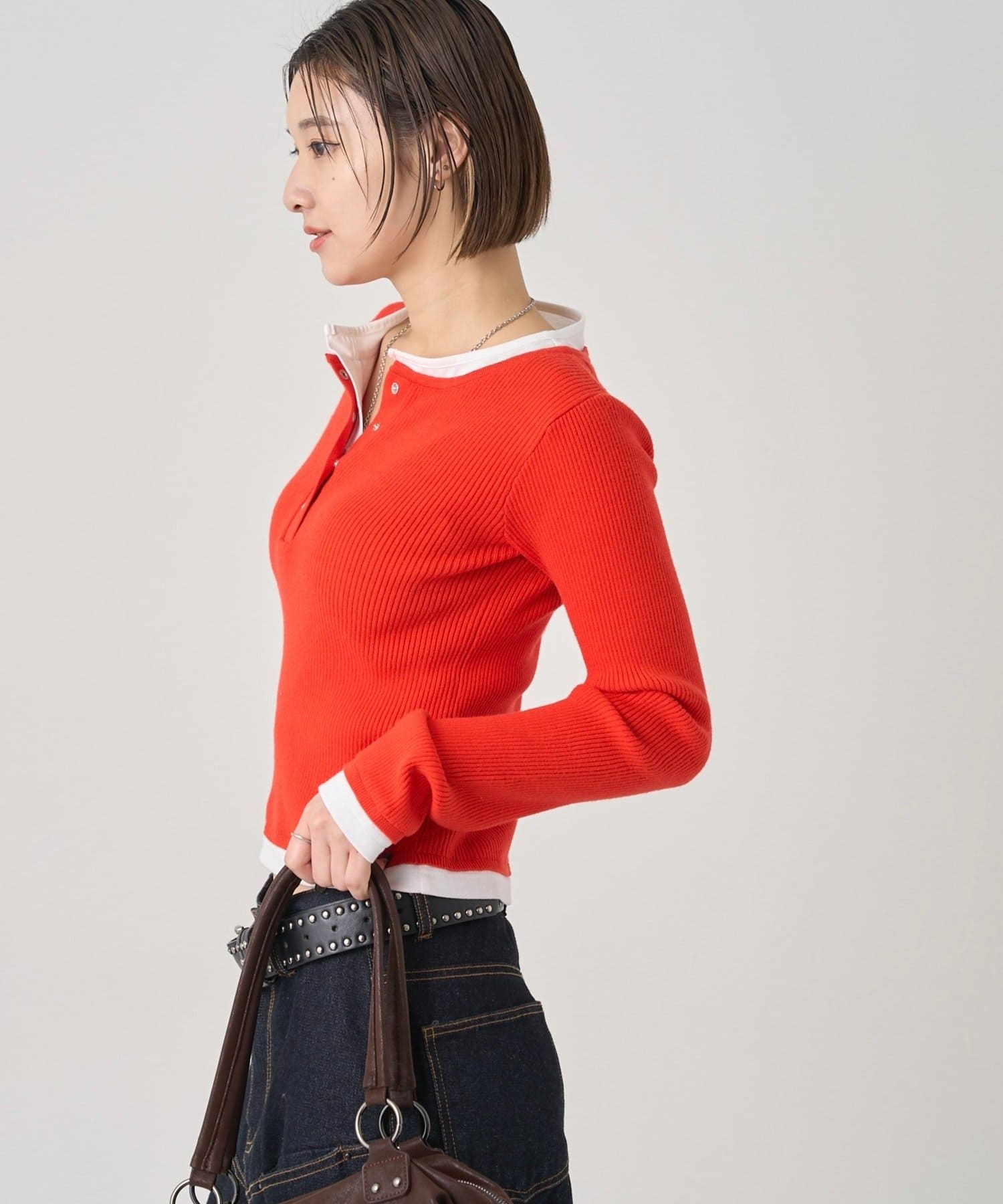 WHO’S WHO gallery(フーズフーギャラリー) 【WEB限定カラーあり】LAYERED HENLEY KINT