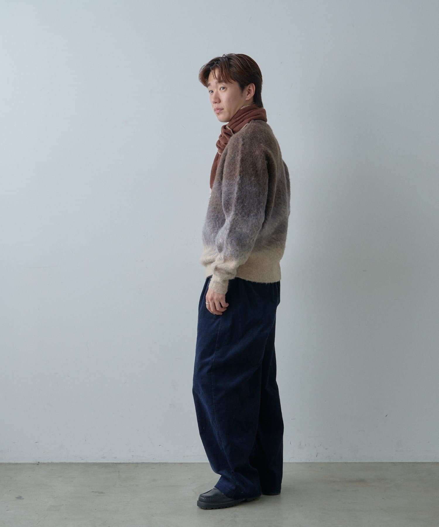 Kastane(カスタネ) 【WHIMSIC】フェイデッドニットプルオーバー