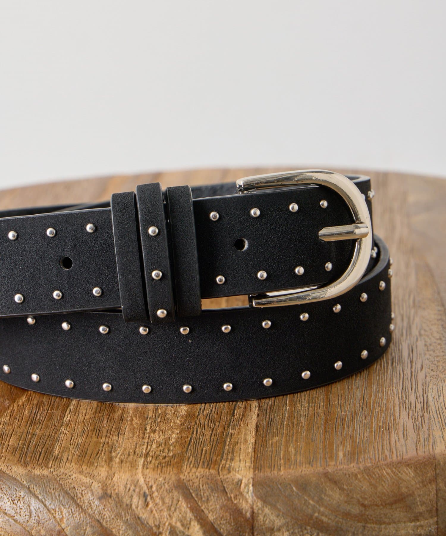 -goocy-(グーシー) スエード風スタッズベルト