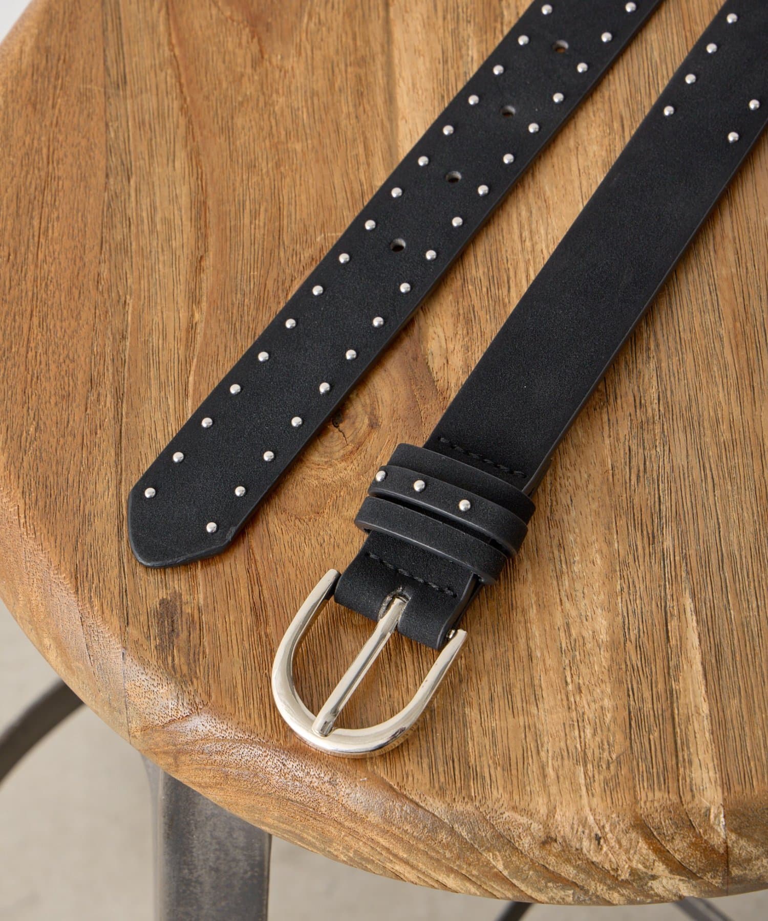 -goocy-(グーシー) スエード風スタッズベルト