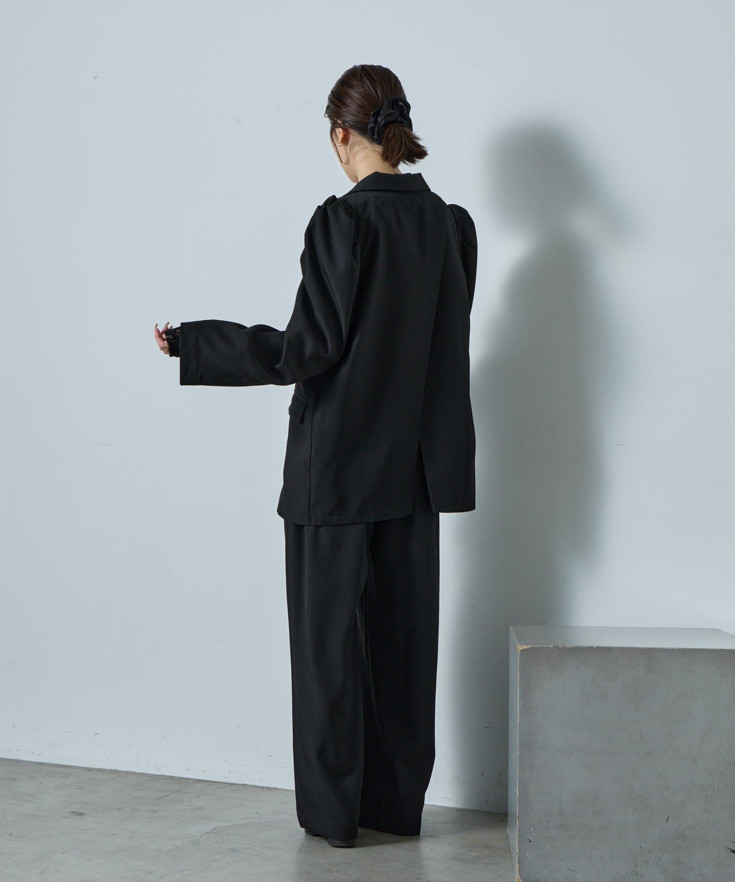 -goocy-(グーシー) 【オケージョン】タックデザインスラックス