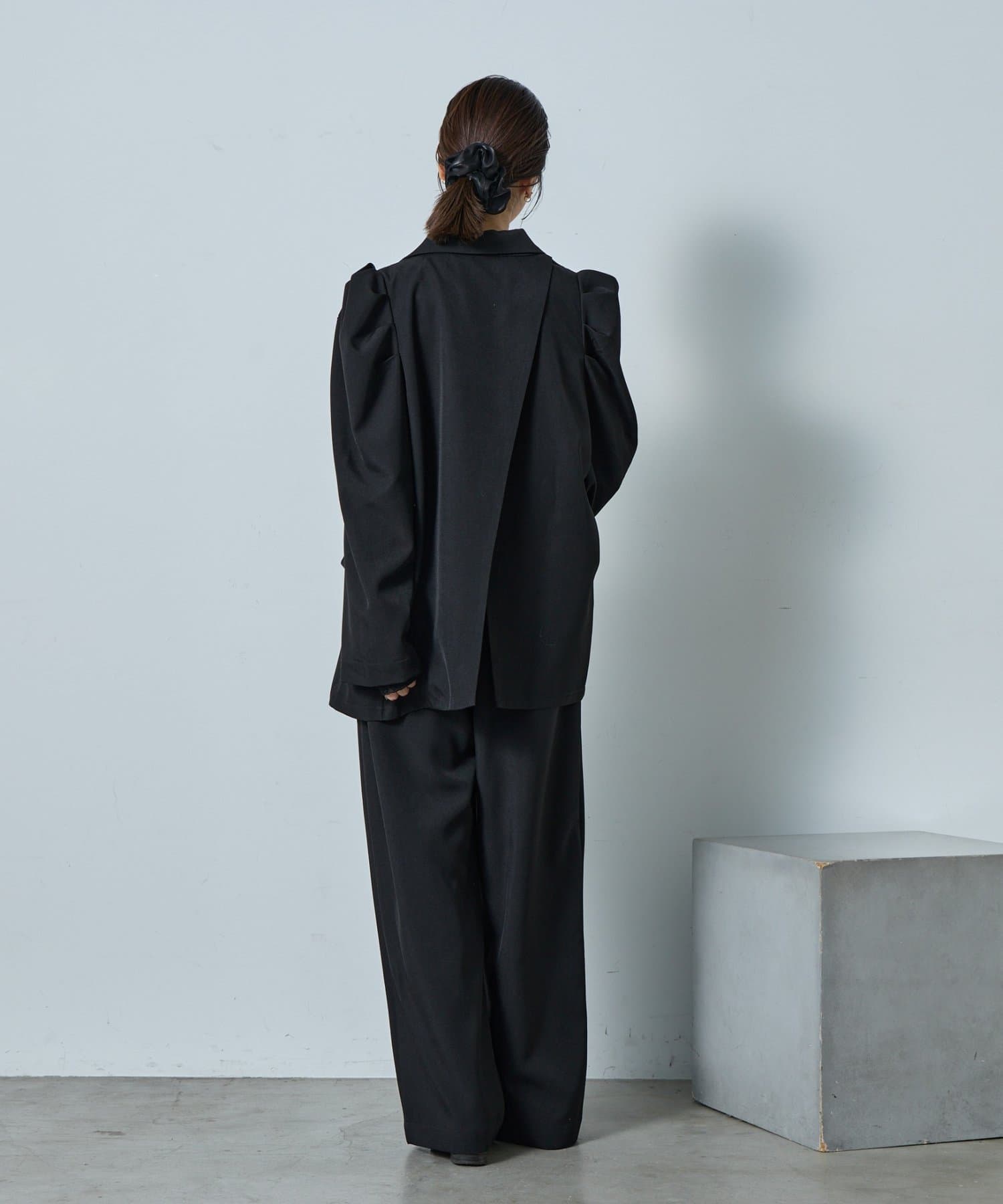 -goocy-(グーシー) 【オケージョン】パフスリーブテーラードジャケット