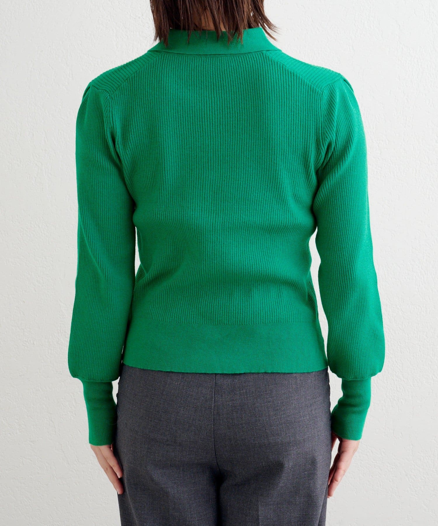 Kastane(カスタネ) 【4色展開】B ベーシックリブニットポロ