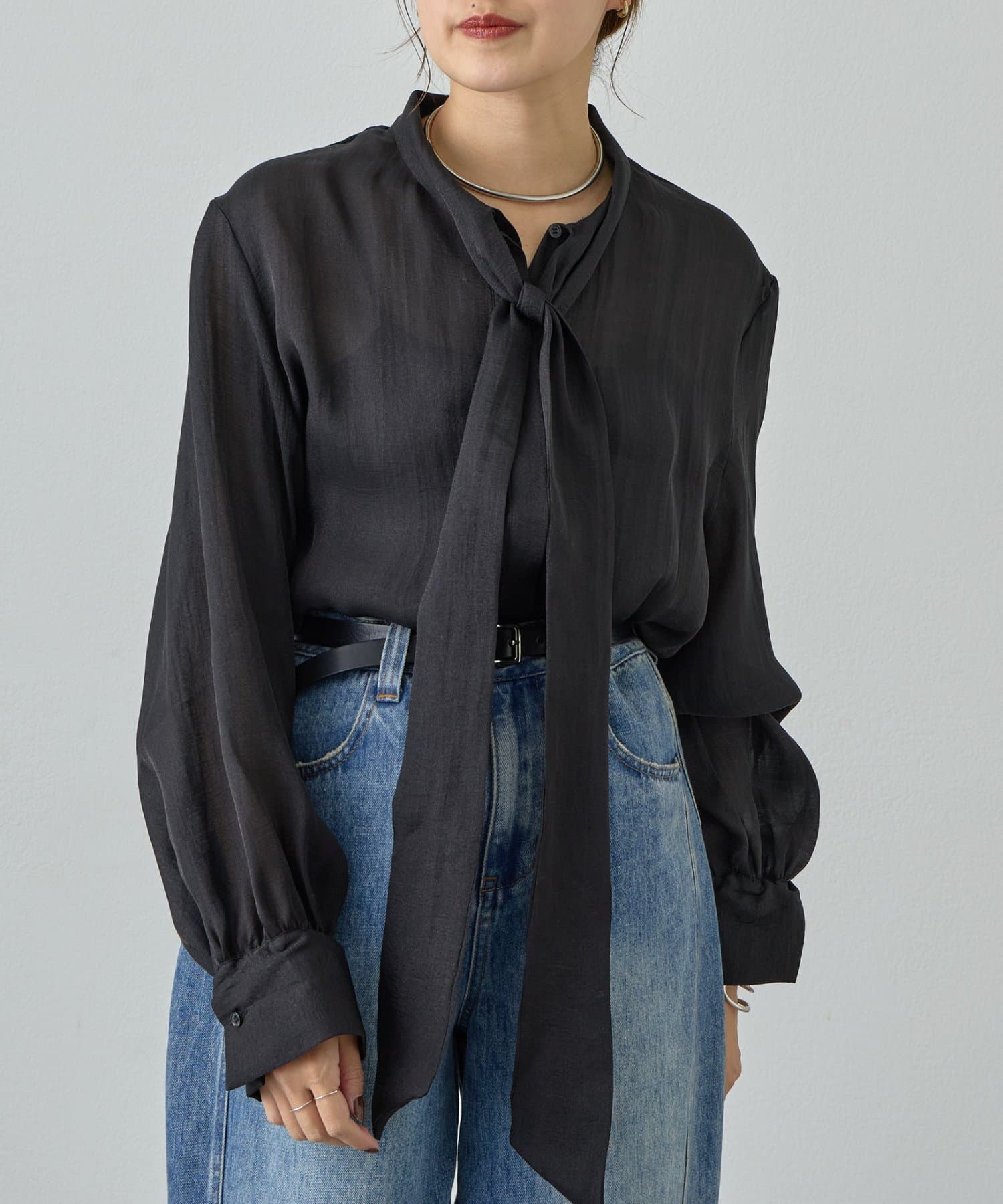 SHENERY(シーナリー) ボウタイブラウス