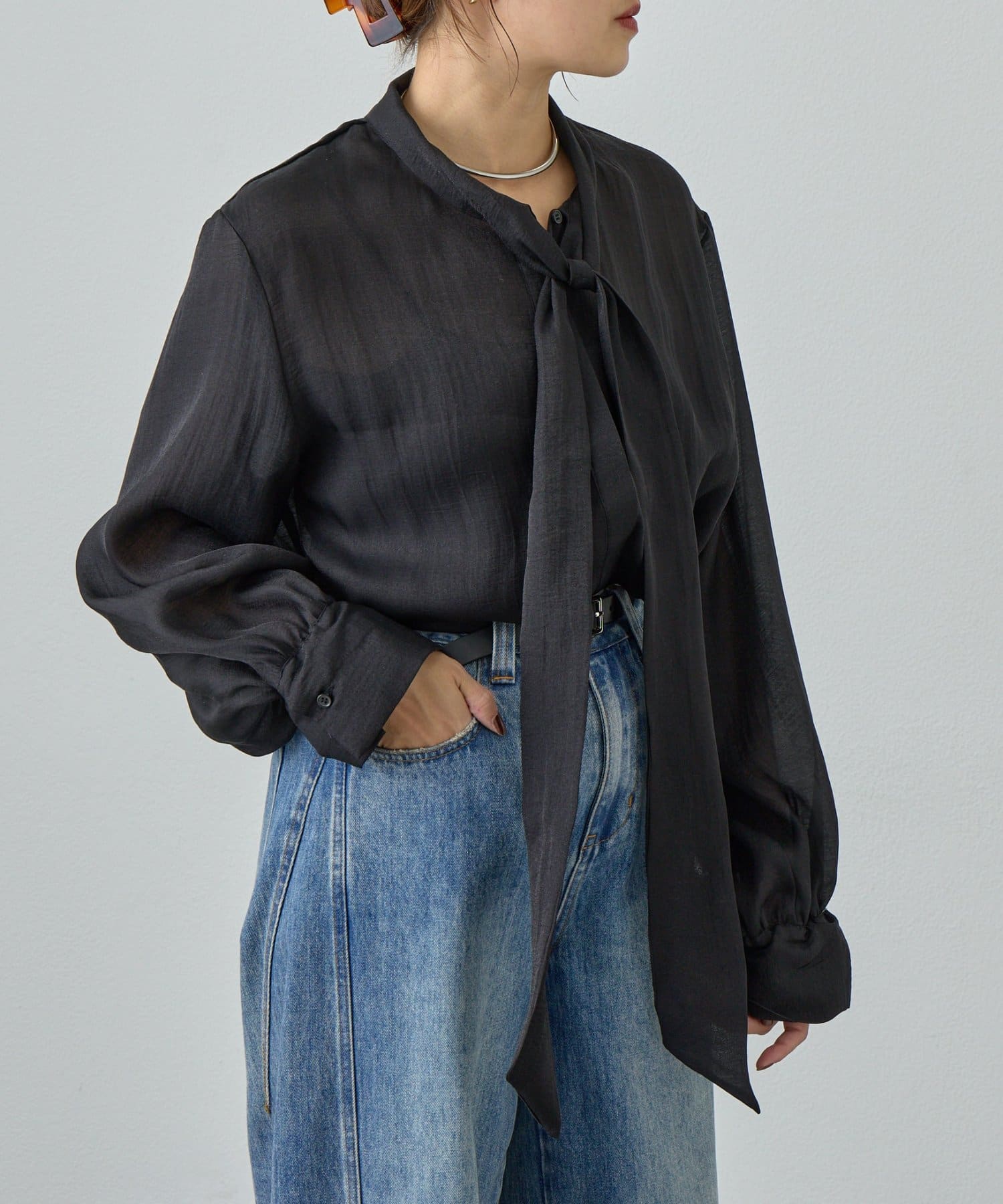 SHENERY(シーナリー) ボウタイブラウス