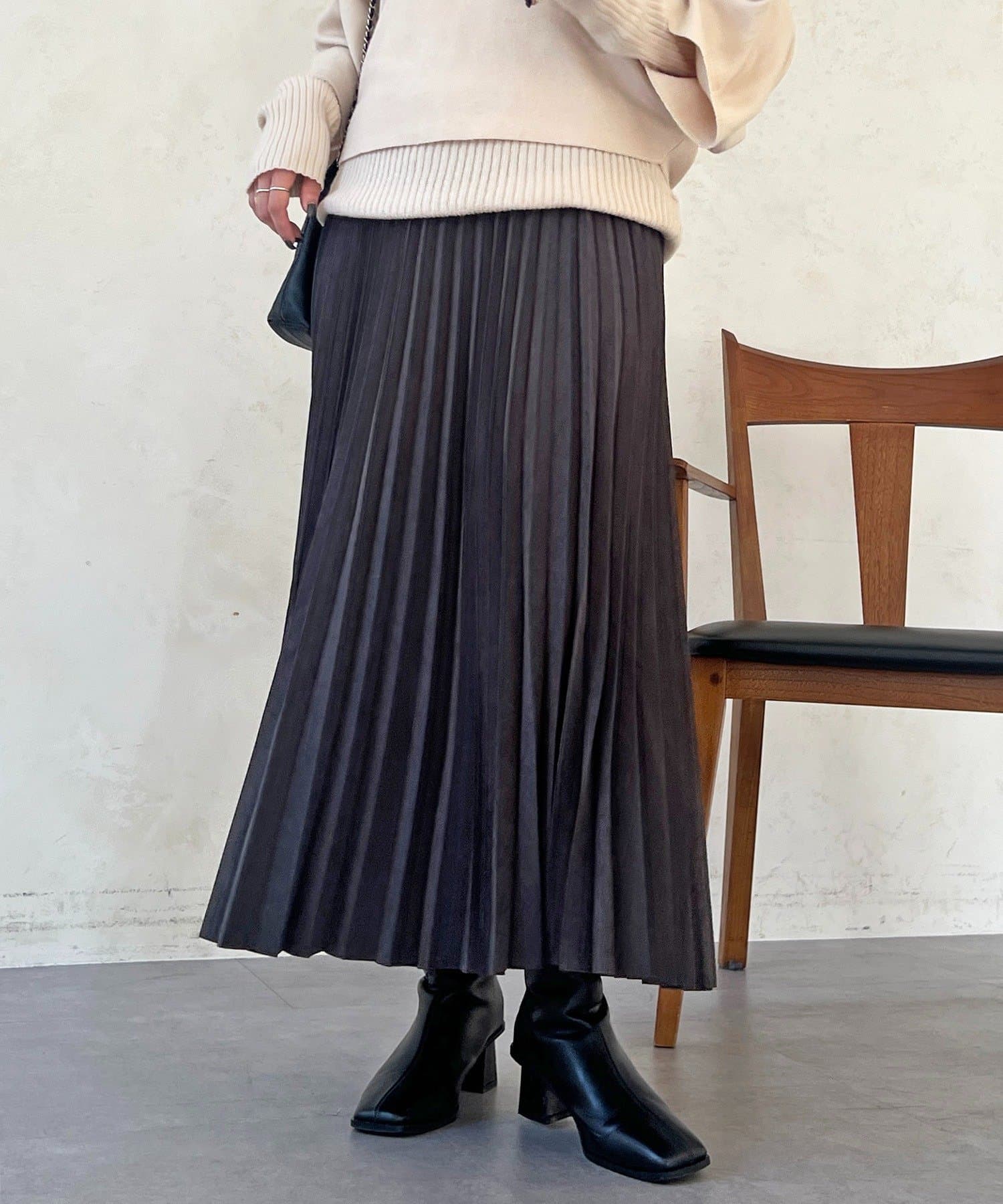 Croisiere(クロジエール) アコーディオンプリーツスカート