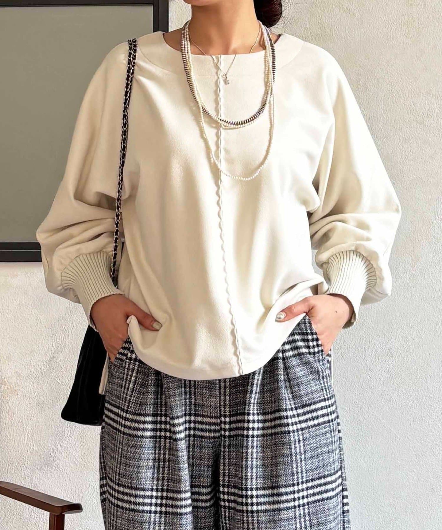 Croisiere(クロジエール) スエードドルマンプルオーバー