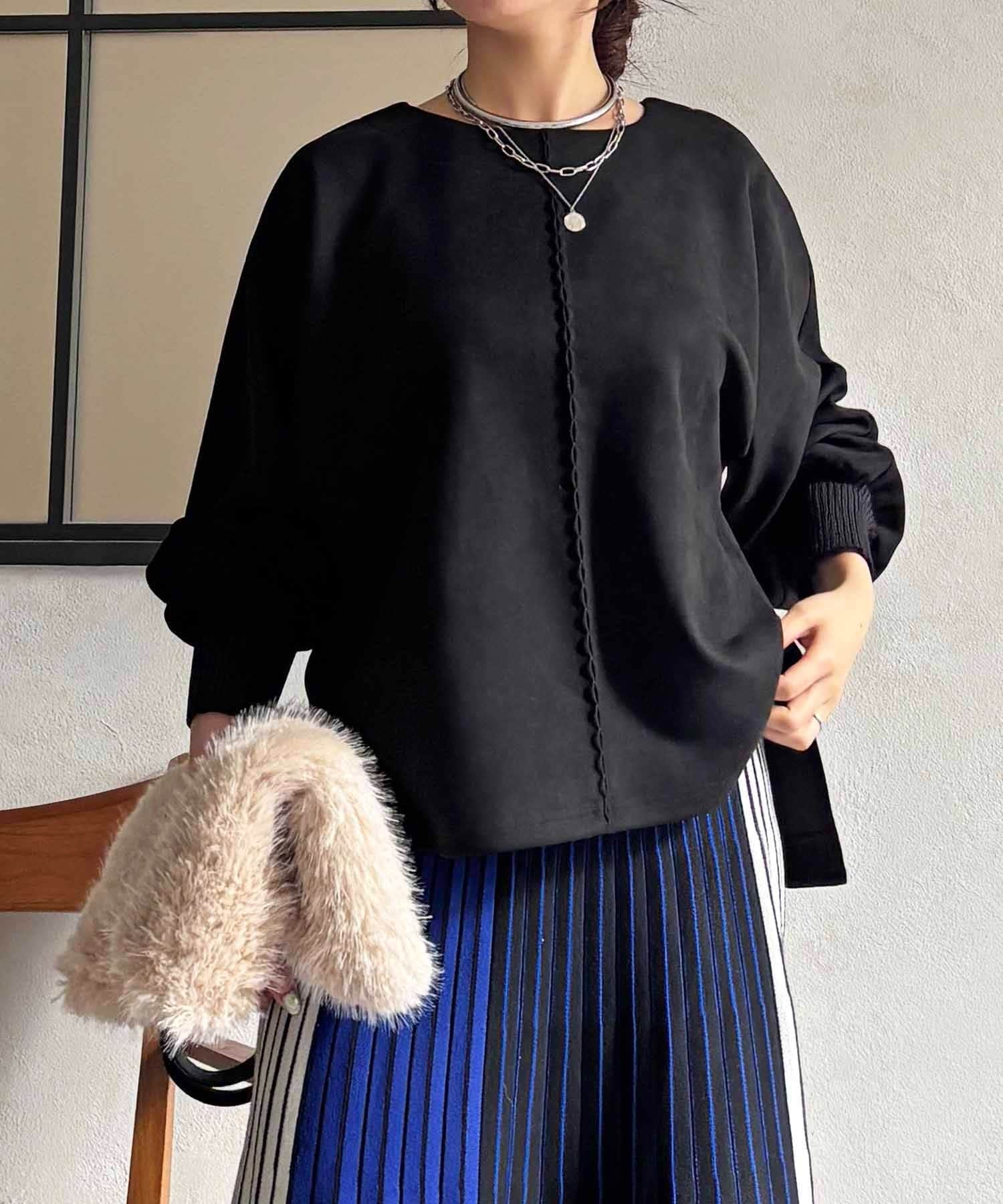 Croisiere(クロジエール) スエードドルマンプルオーバー