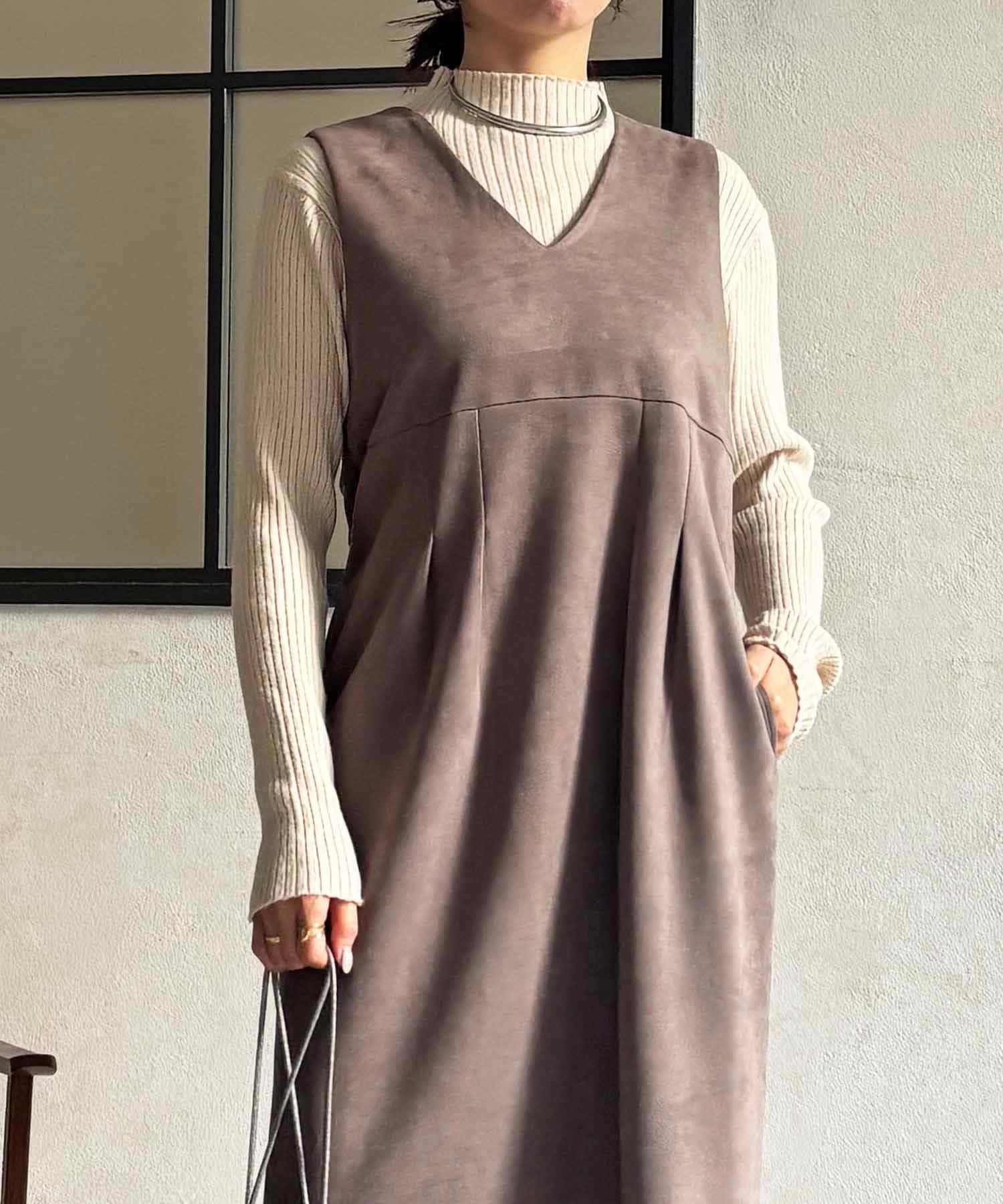 Croisiere(クロジエール) スエード2WAYワンピース