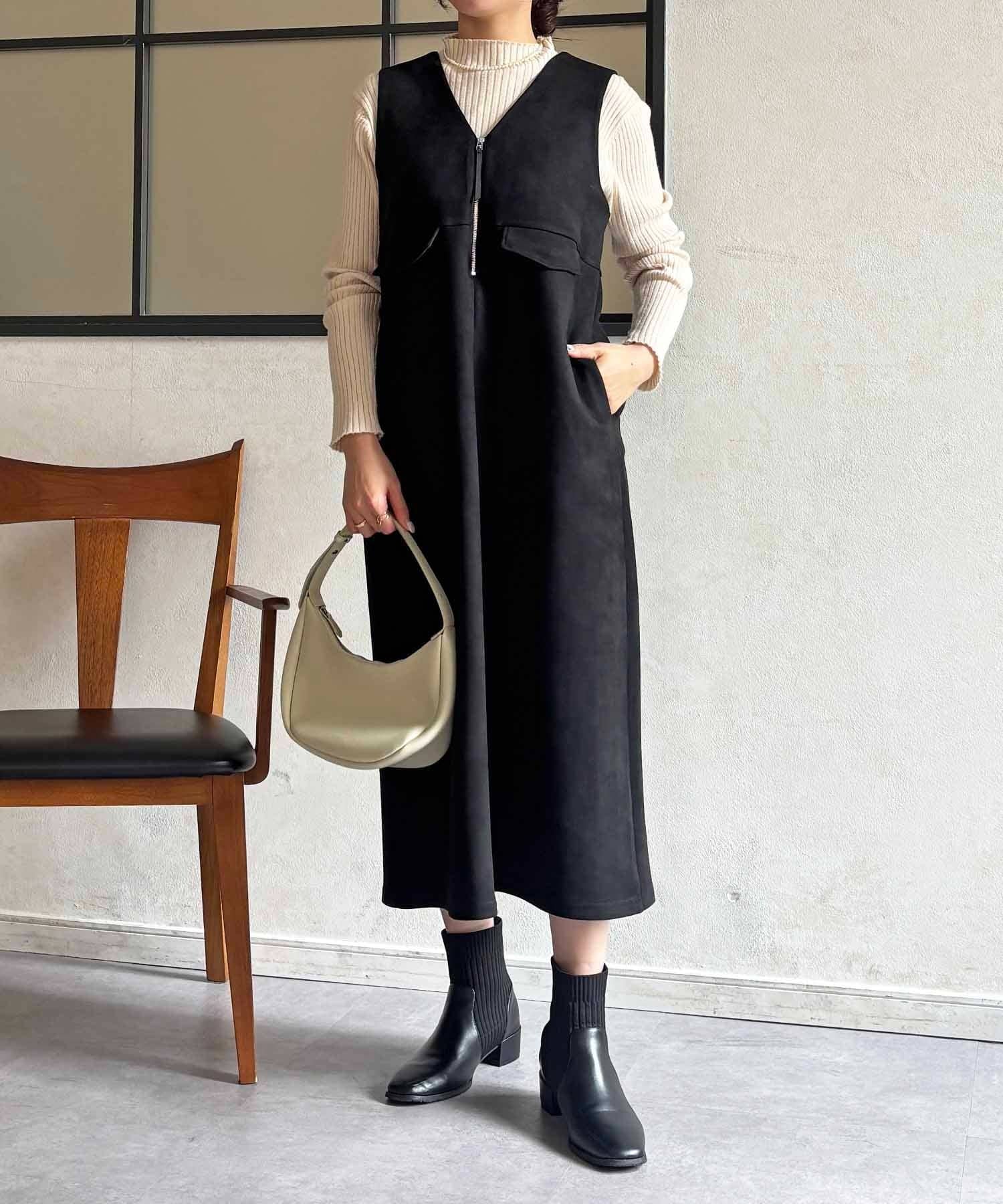 Croisiere(クロジエール) スエード2WAYワンピース