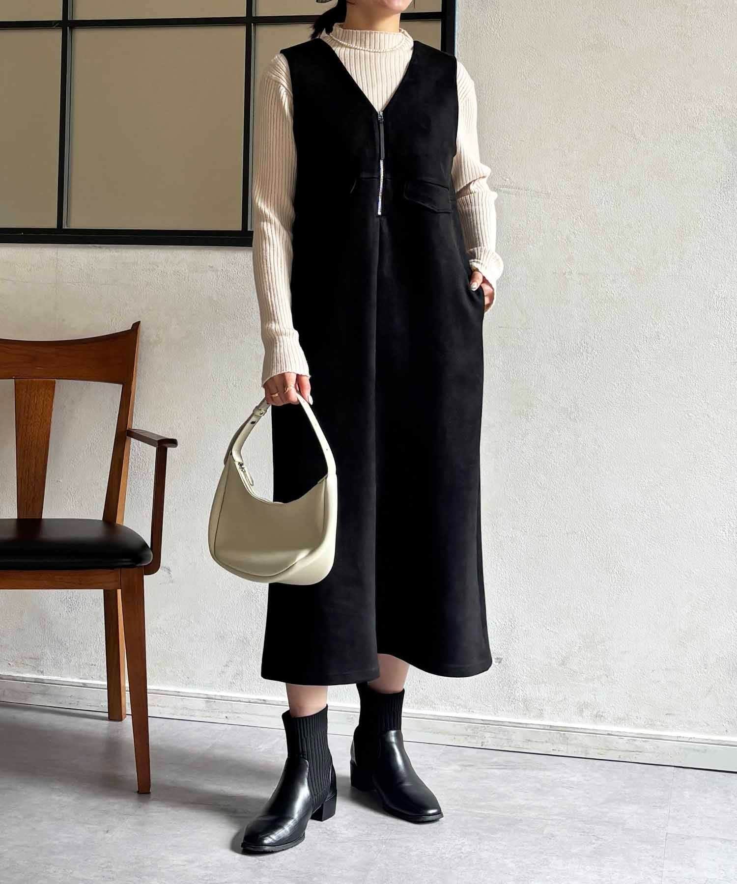 Croisiere(クロジエール) スエード2WAYワンピース