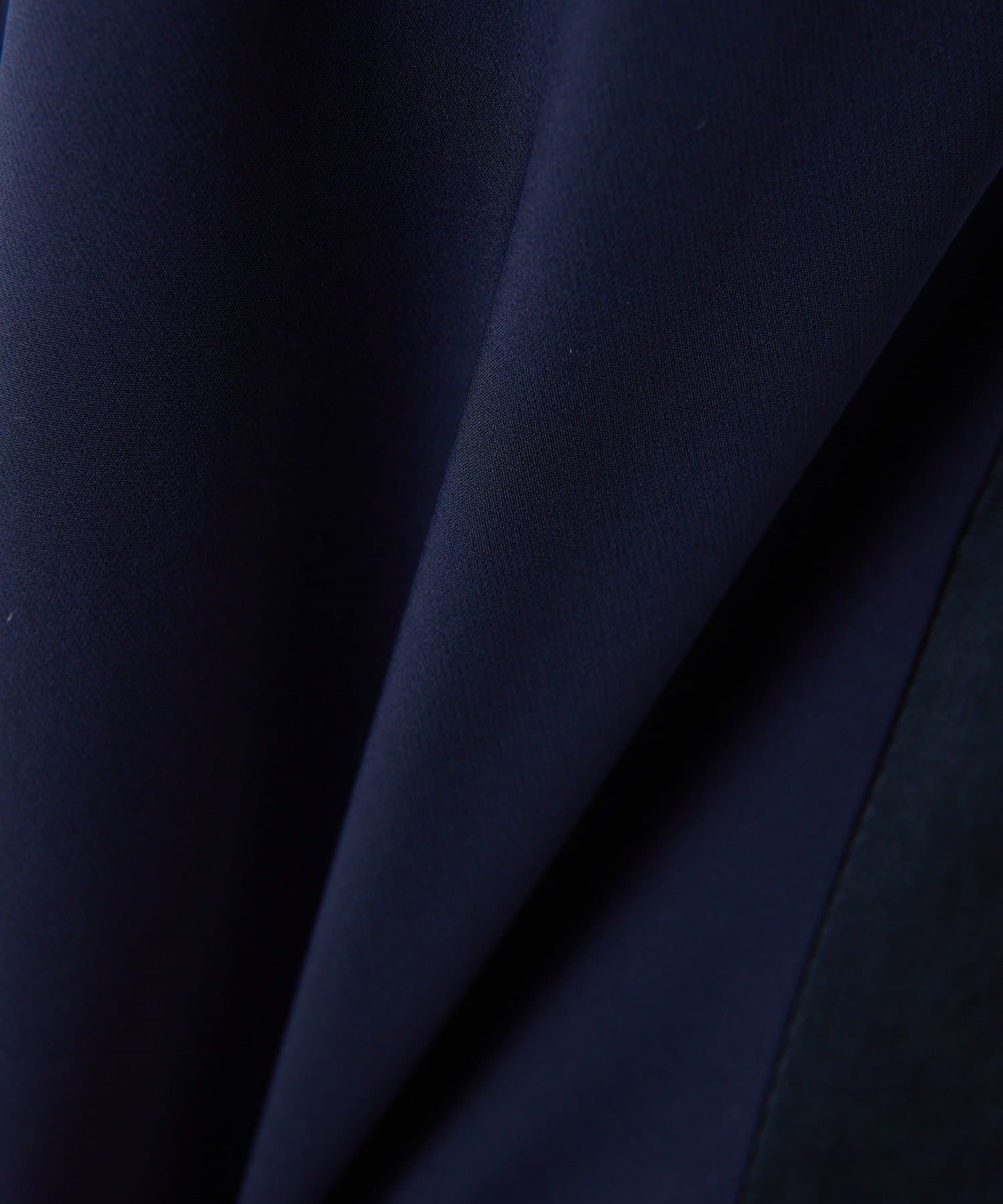 ear PAPILLONNER(イア パピヨネ) 《前後で生地が異なる！/バイカラー》前後切替パンツ【SUM1 STYLE(スミスタイル)】